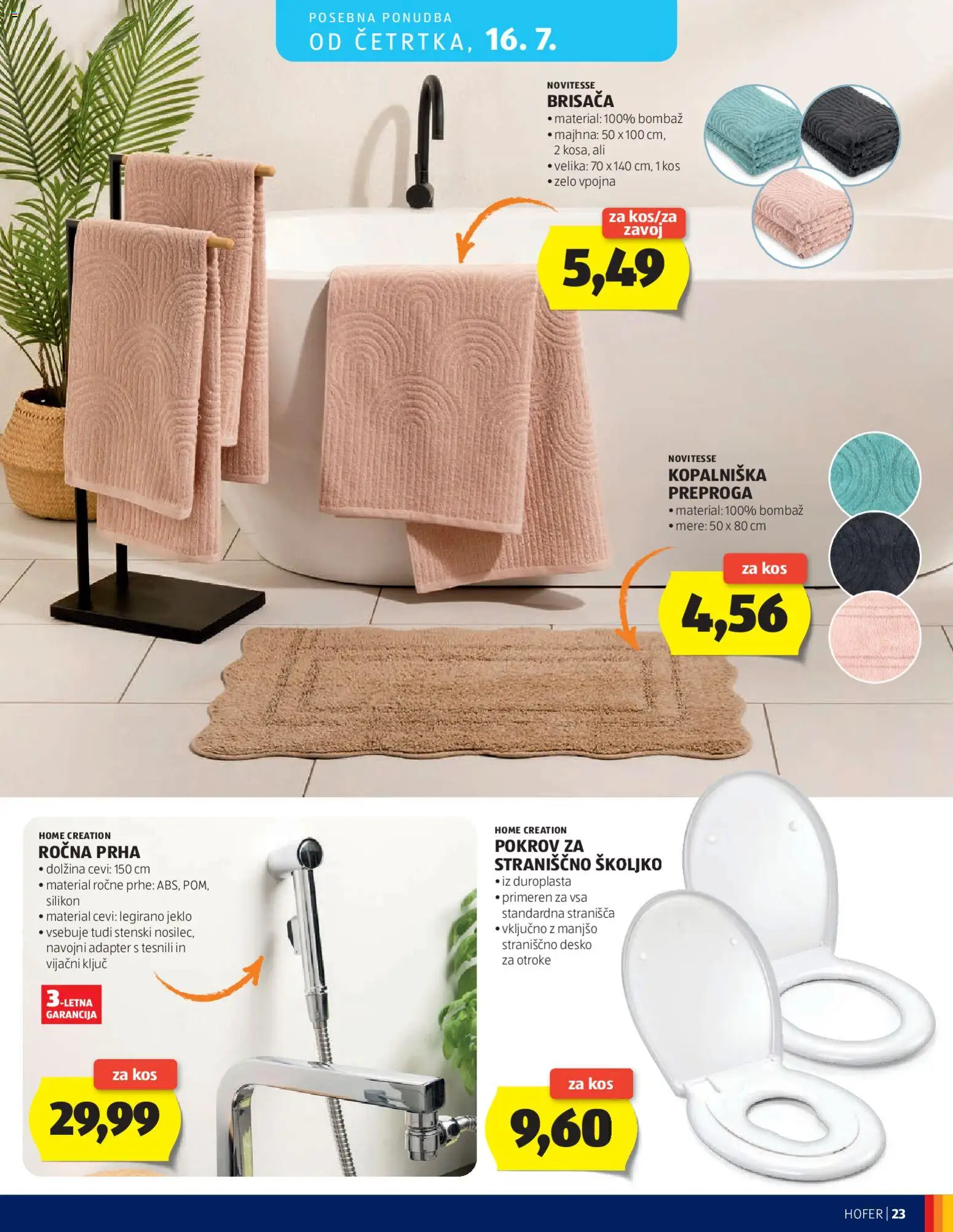 Novi Hofer katalog ponudbe – veljaven od 08.07.2026 | Stran: 23
