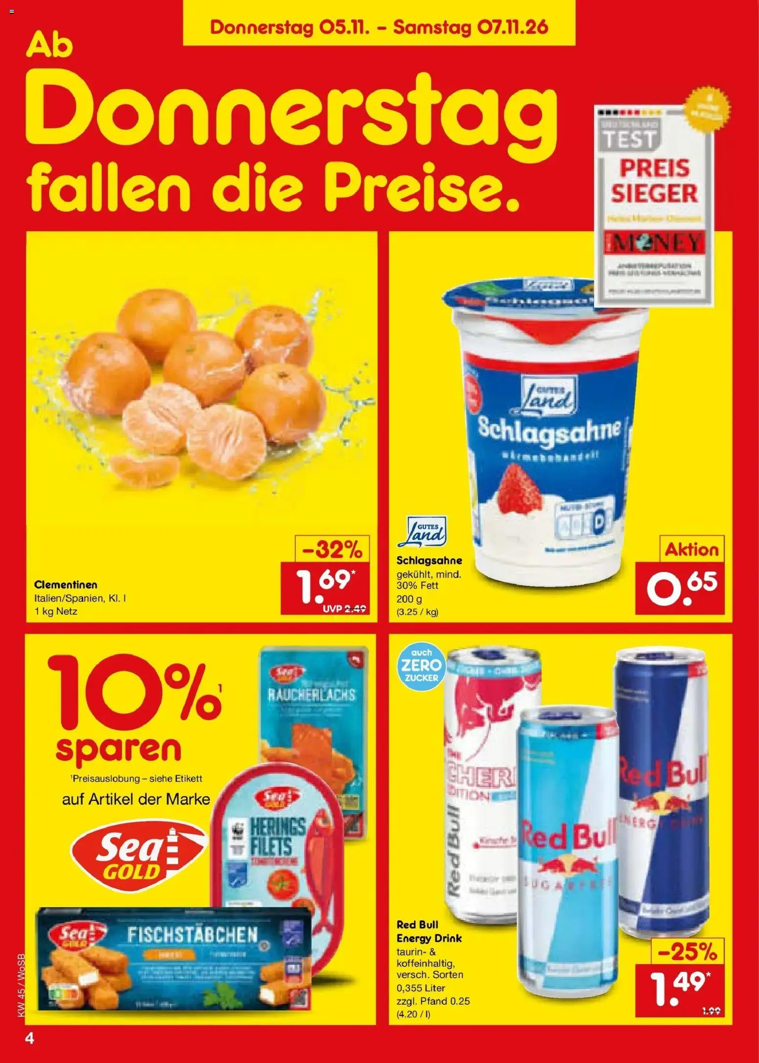 Netto Marken-Discount Prospekt Ludwigshafen-Edigheim – gültig ab 02.11.2026 | Seite: 54 | Produkte: Red bull, Energy, Fischstabchen, Zucker