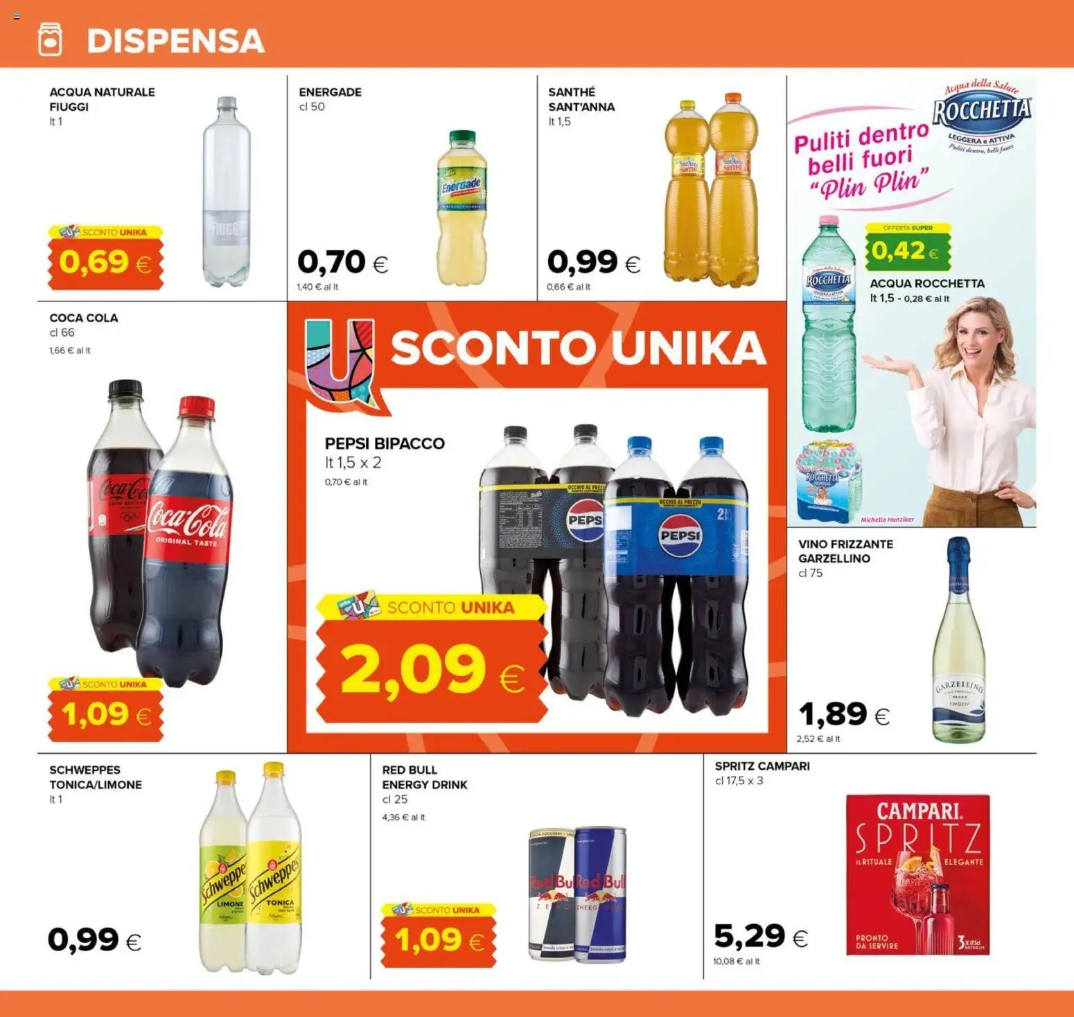 Volantino Tigre del 25/09/2026 | Pagina: 18 | Prodotti: Campari, Limone, Vino, Acqua naturale