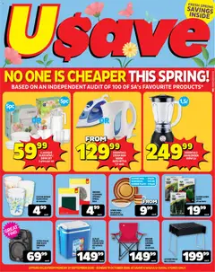 Usave specials catalogue – valid from 21/09/2026