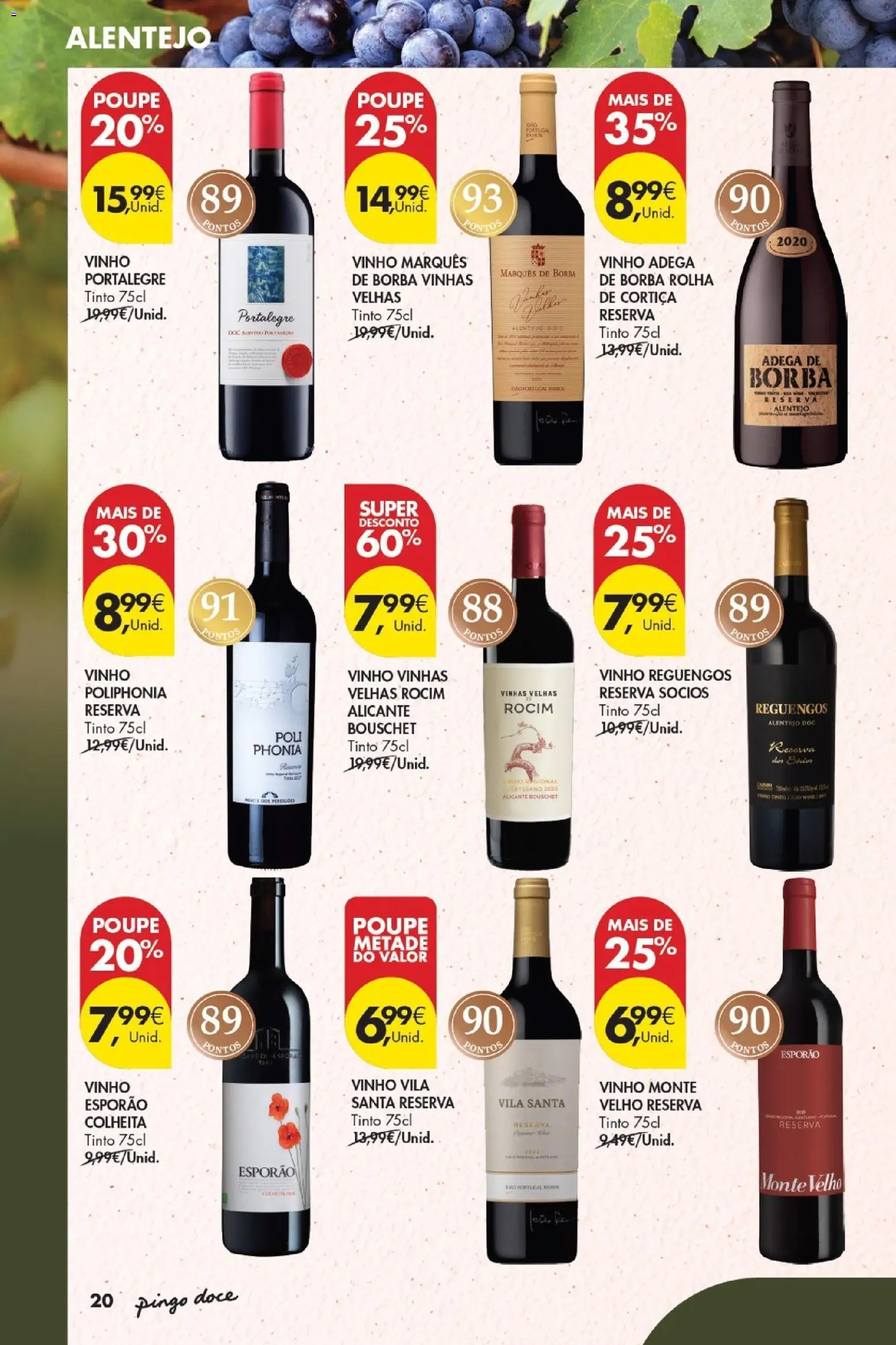 Pingo Doce - Vinhos e Sabores de Portugal Madeira │ válido de 15/09/2026 | Página: 20 | Produtos: Vinho