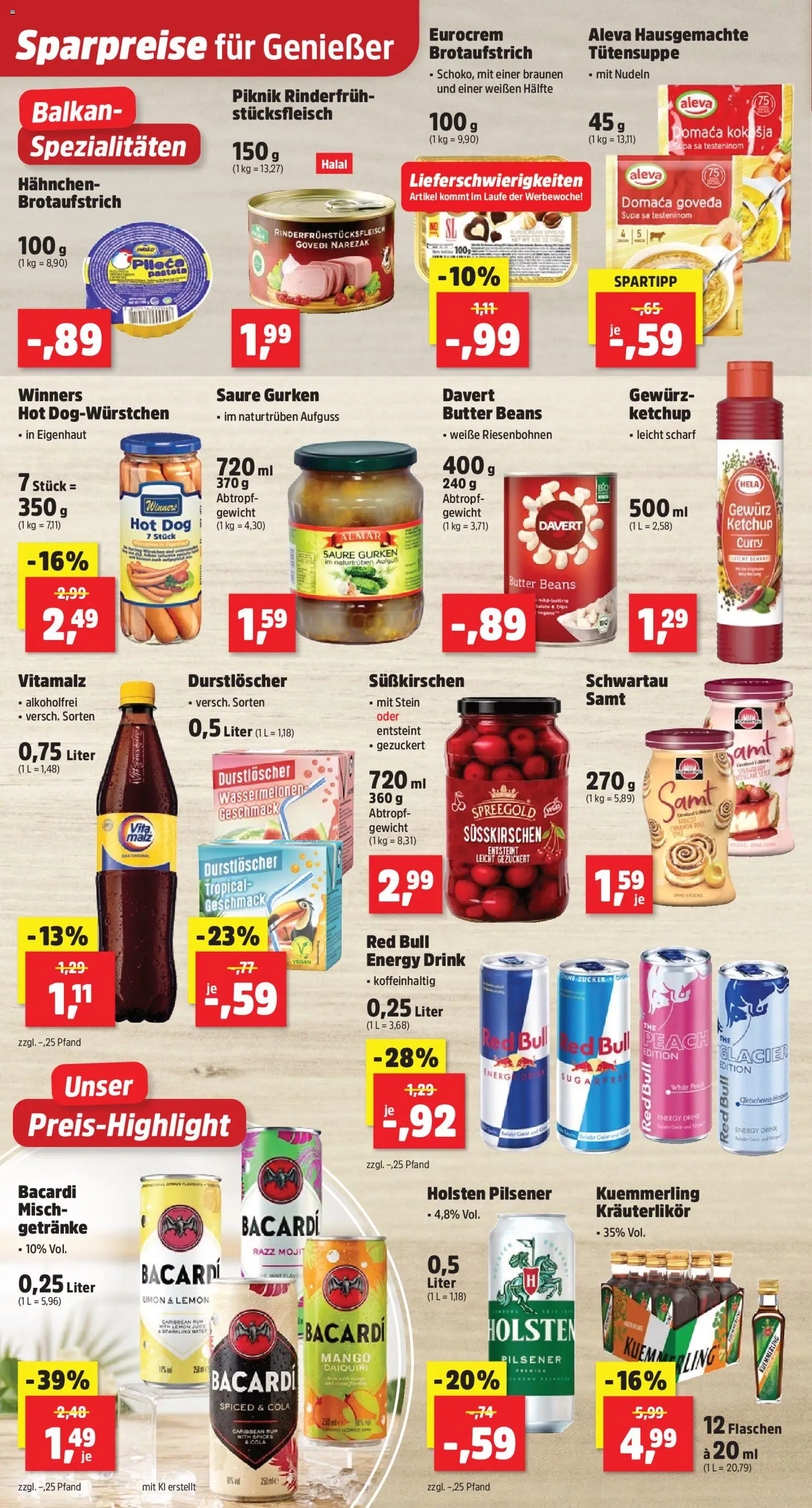 Thomas Philipps Prospekt – gültig ab 26.10.2026 | Seite: 20 | Produkte: Red bull, Rum, Holsten, Mango