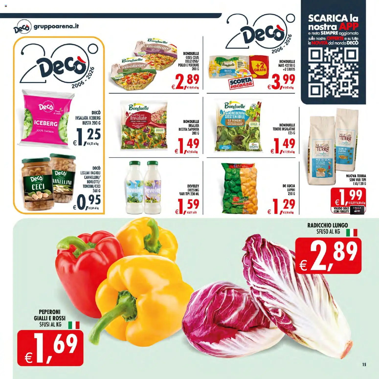 Volantino Decò del 21/07/2026 | Pagina: 18 | Prodotti: Fagioli, Zucca, Cous cous, Semi di zucca