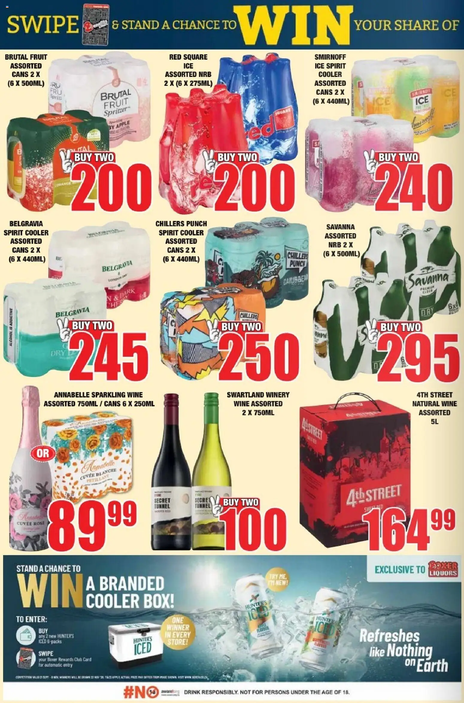 New Boxer catalogue – valid from 21/09/2026 | Page: 2 | Products: Alcohol, Box, Cooler, Fruit