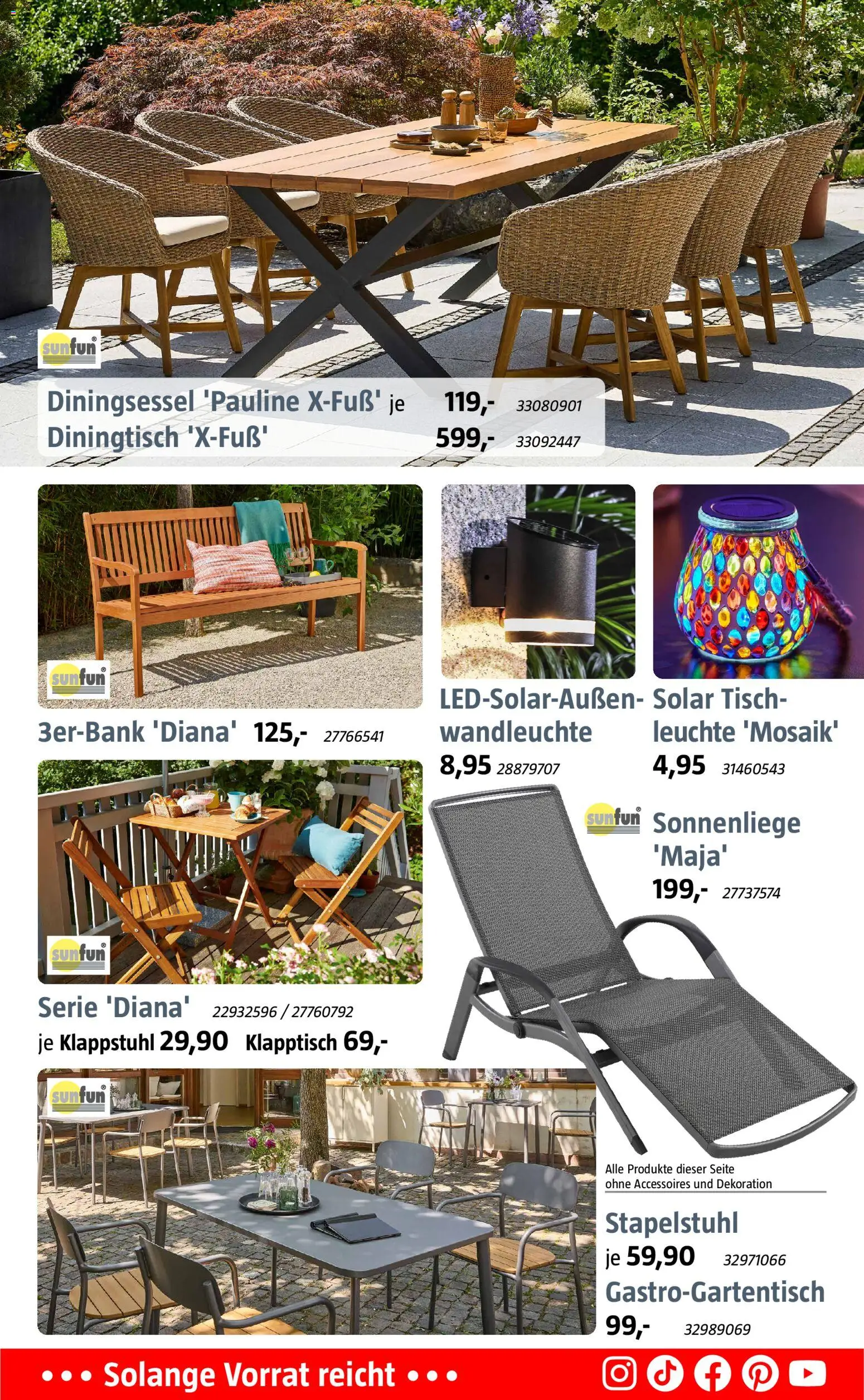 Bauhaus Prospekt – gültig ab 04.07.2026 | Seite: 2 | Produkte: Tisch, Wandleuchte
