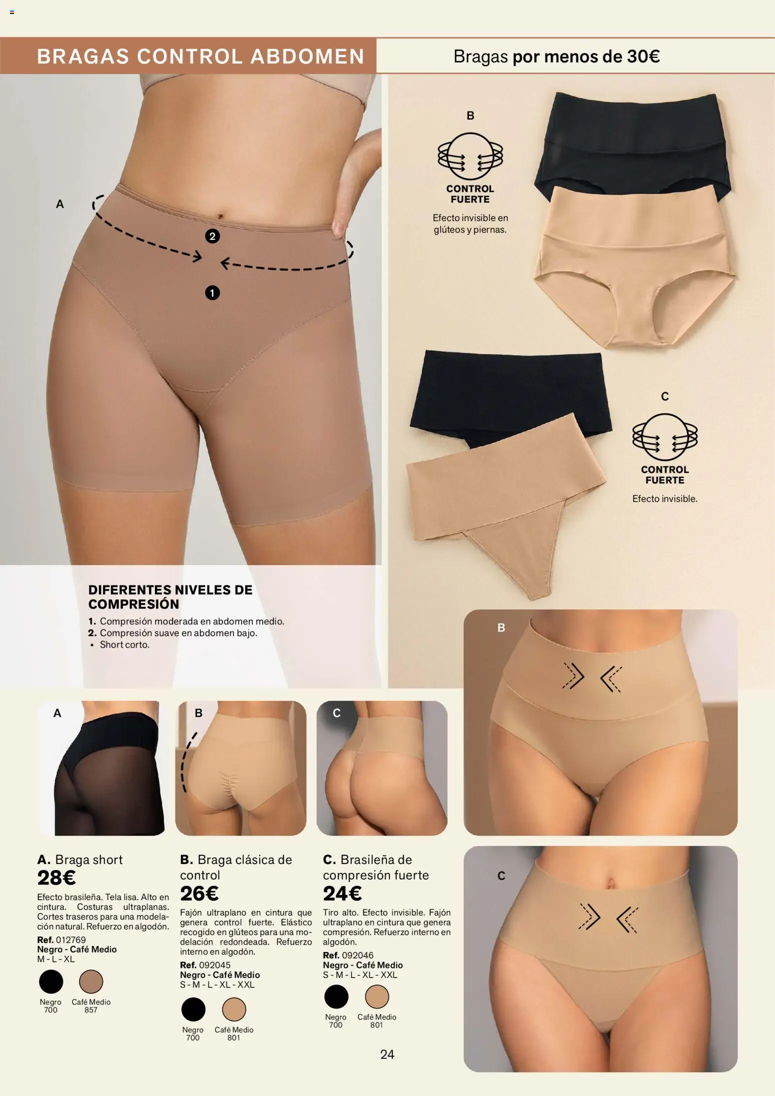 Leonisa folleto │ válido desde el 01/03/2026 | Página: 24 | Productos: Bragas, Café, Braga