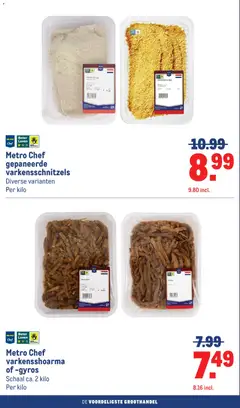 Makro folder - Voorbeeld van een folder van Makro, geldig van 03.06.2026 | Pagina: 32 | Producten: Schaal, Schnitzel, Lapzselatin, Gewicht