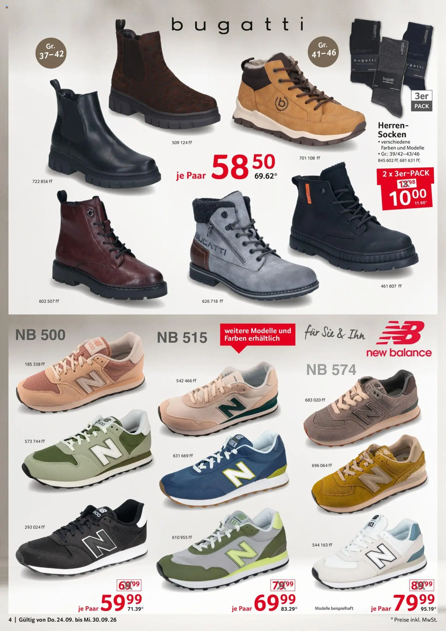 Selgros  Non Food – gültig ab 24.09.2026 | Seite: 4 | Produkte: Socken