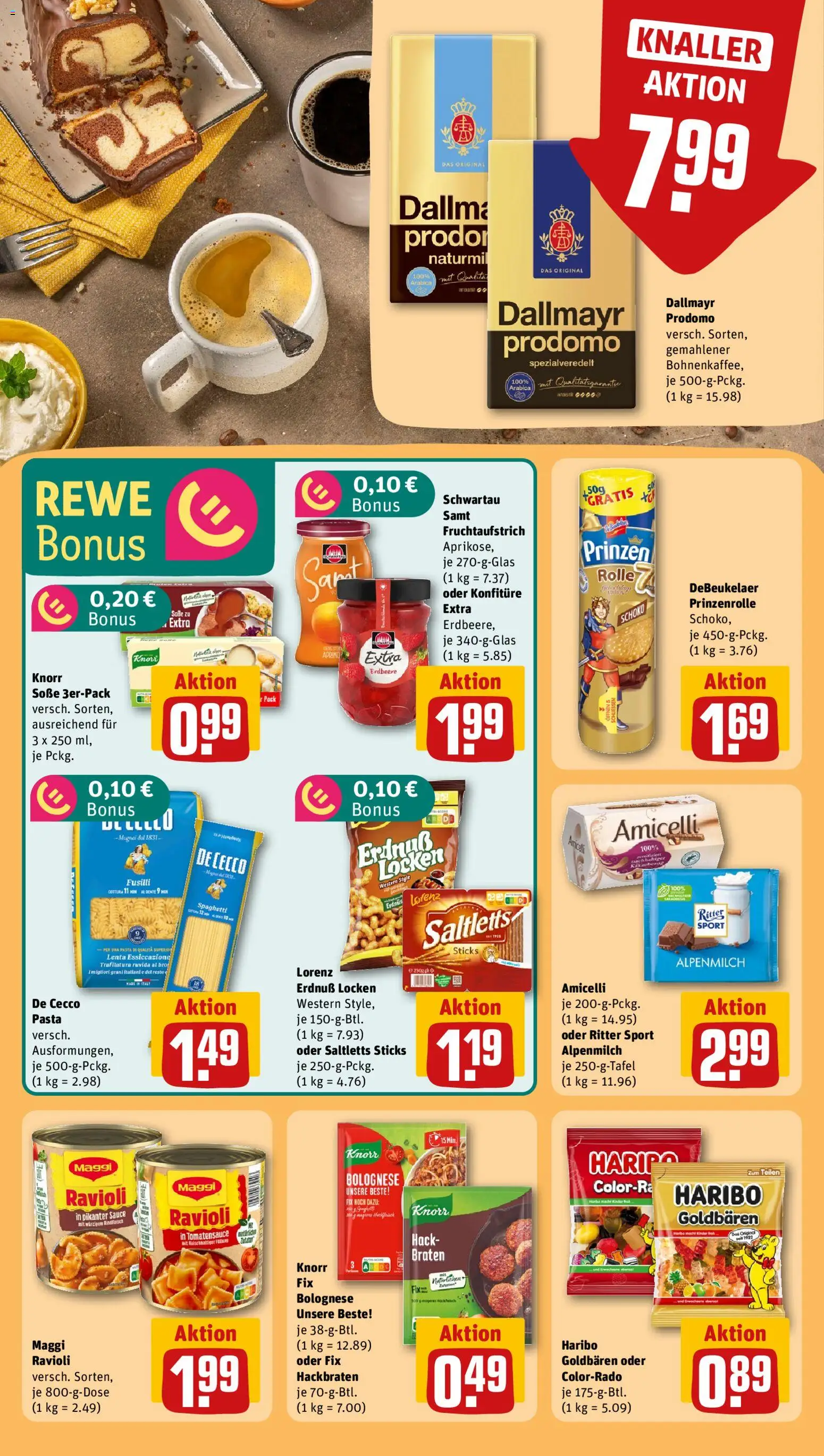 Rewe Prospekt 	 – gültig ab 23.02.2026 | Seite: 20 | Produkte: Haribo, Schwartau samt, Soße, Dallmayr prodomo