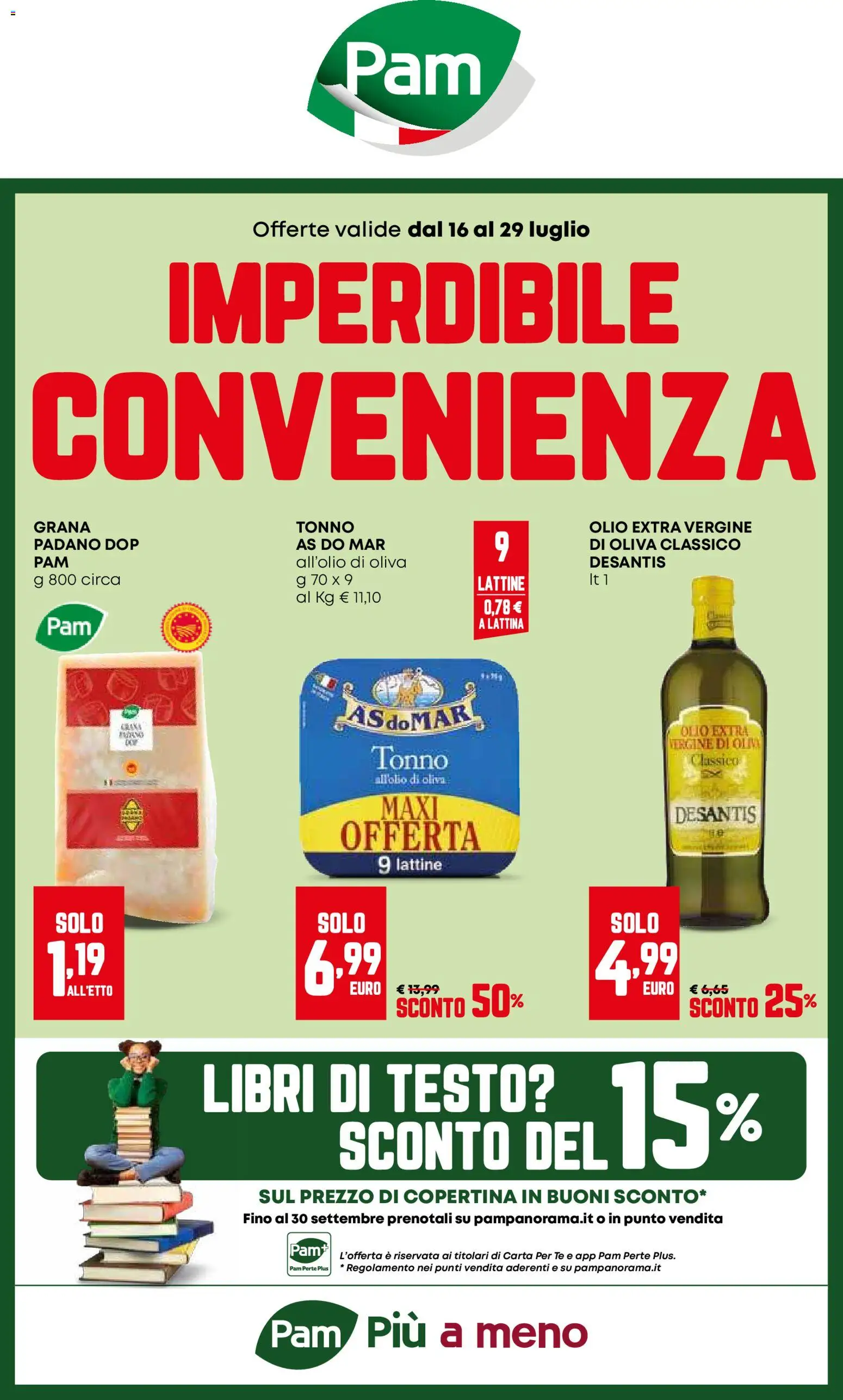 Volantino PAM del 16/07/2026 | Pagina: 1