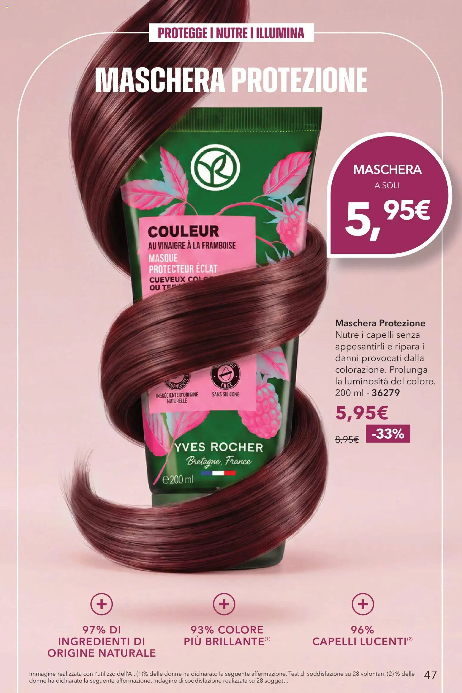 Volantino Yves Rocher del 20/10/2026 | Pagina: 47 | Prodotti: Maschera, Ingredienti, Silicone