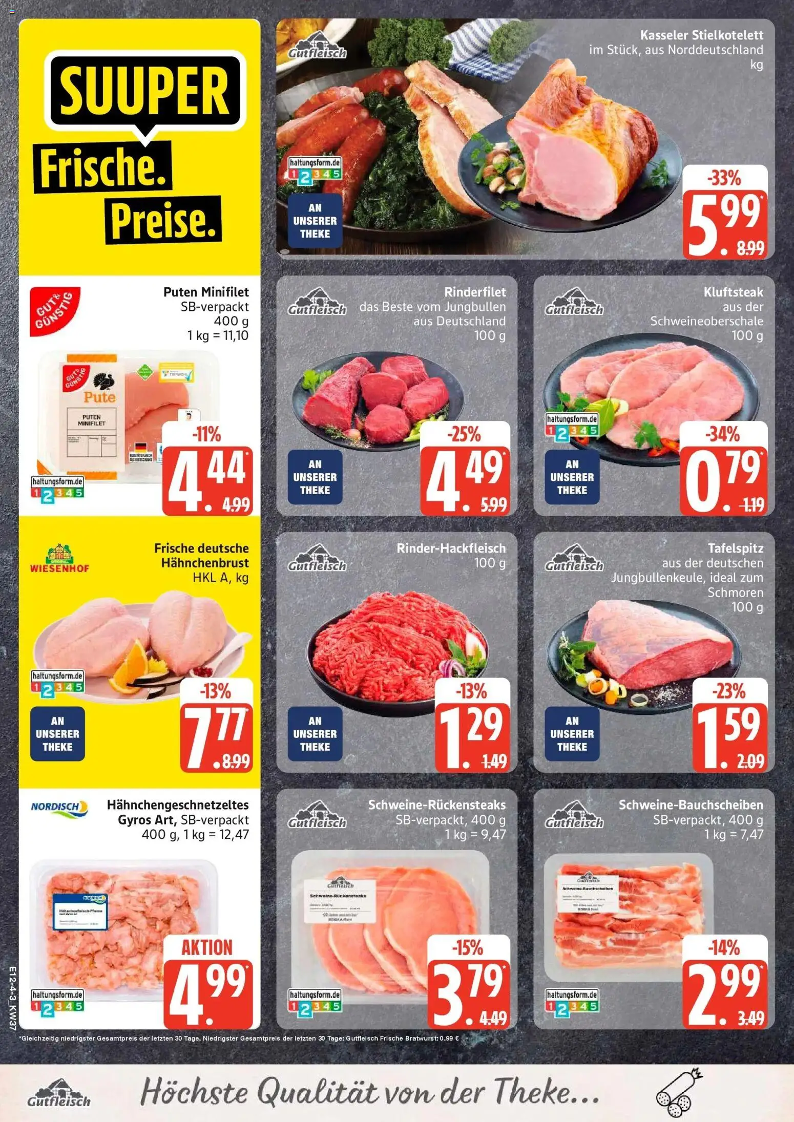 Edeka Prospekt Norderstedt (ab 07.09.2026) » Angebote Online | Seite: 4 | Produkte: Theke, Bratwurst, Gyros, Hahnchenbrust