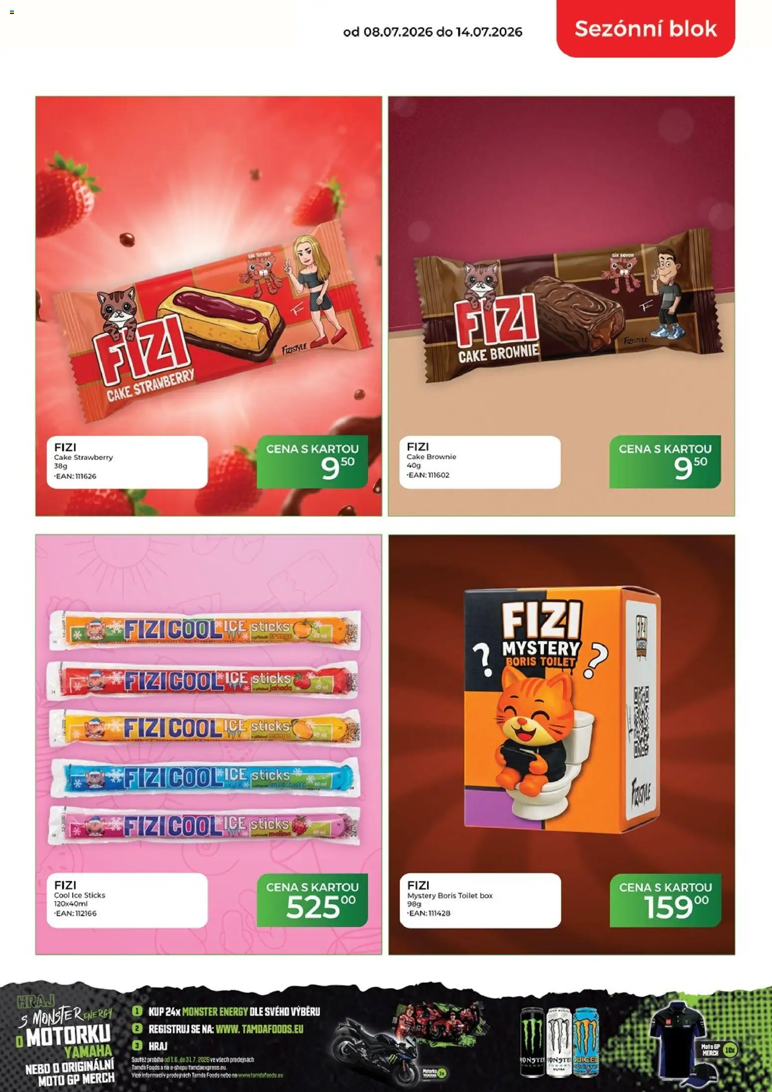 Tamda Foods leták od 08.07.2026 | Strana: 3 | Produkty: Monster, Box, Blok, Monster Energy