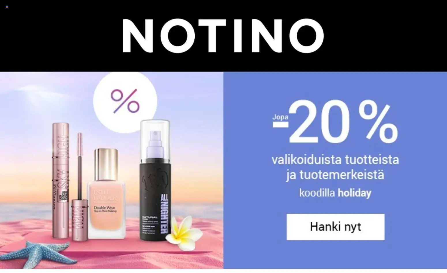Notino – voimassa 13/07/2026 alkaen | Sivu: 1