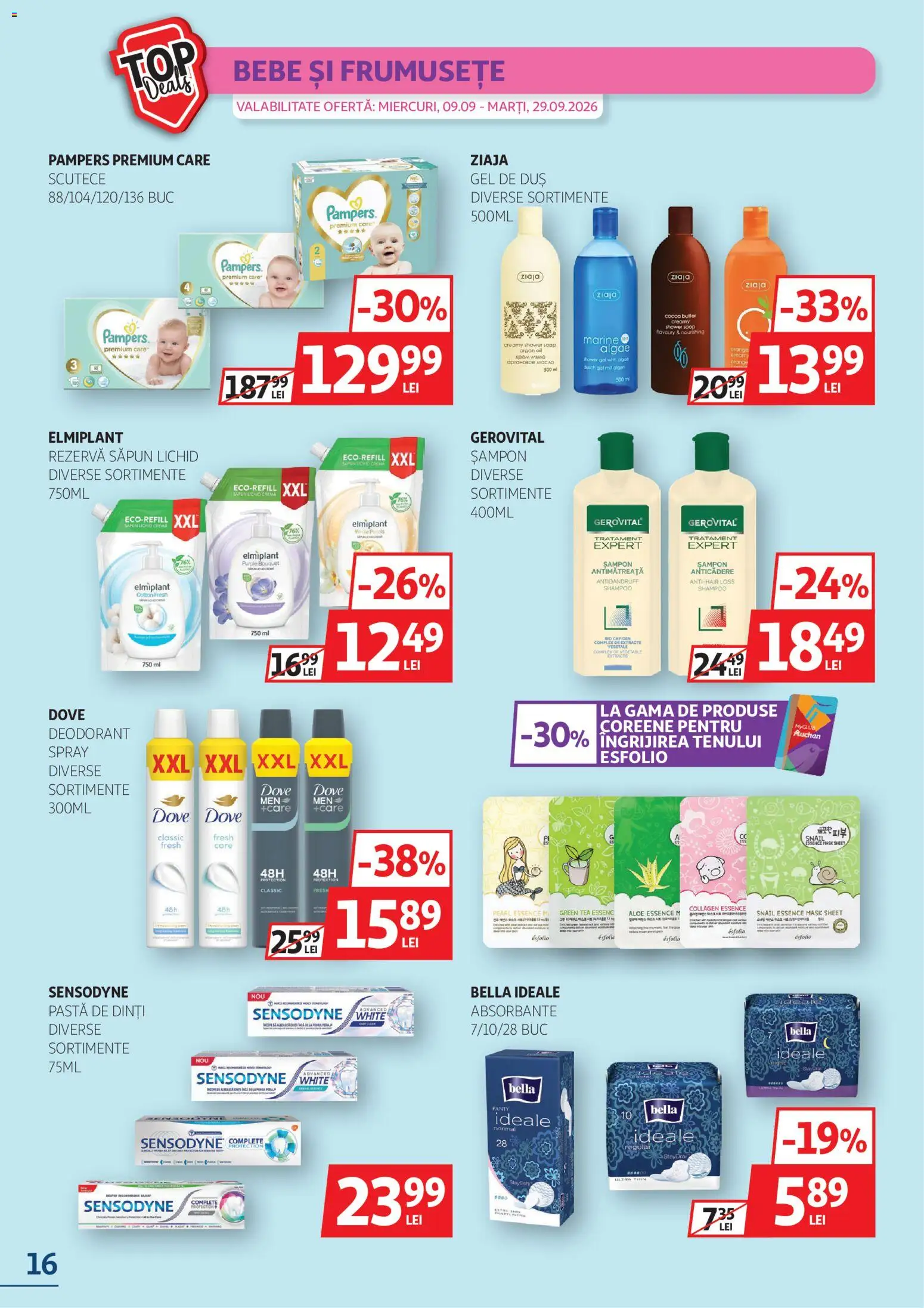 Noul catalog Auchan – valabil de la 09.09.2026 | Pagină: 16