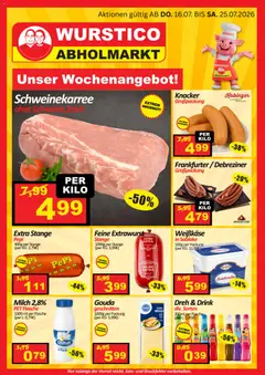 Wurstico Abholmarkt Flugblatt ab 16.07.2026 gültig