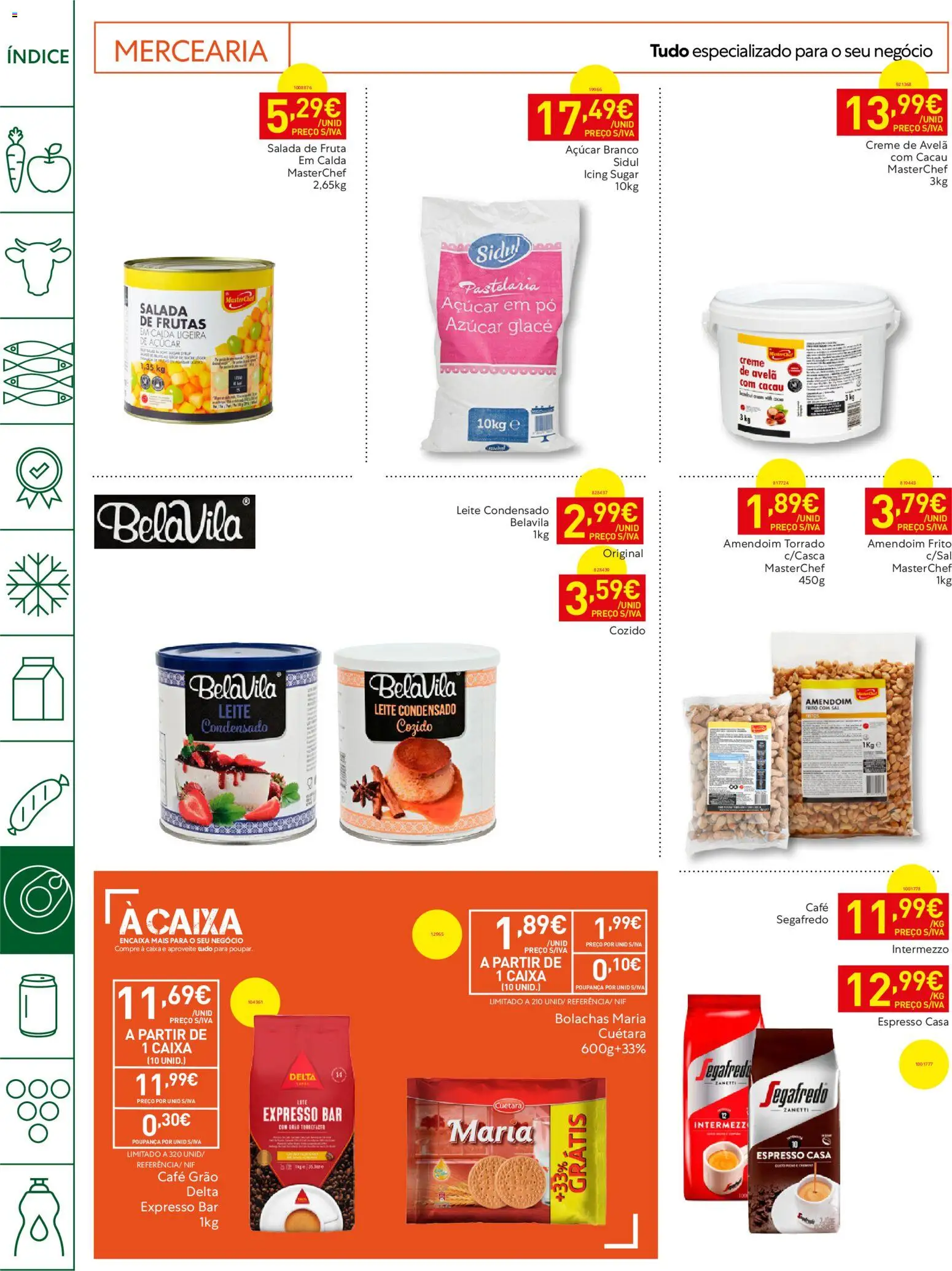Recheio Horeca Madeira │ válido de 25/08/2026 | Página: 20 | Produtos: Mercearia, Cacau, Creme, Salada