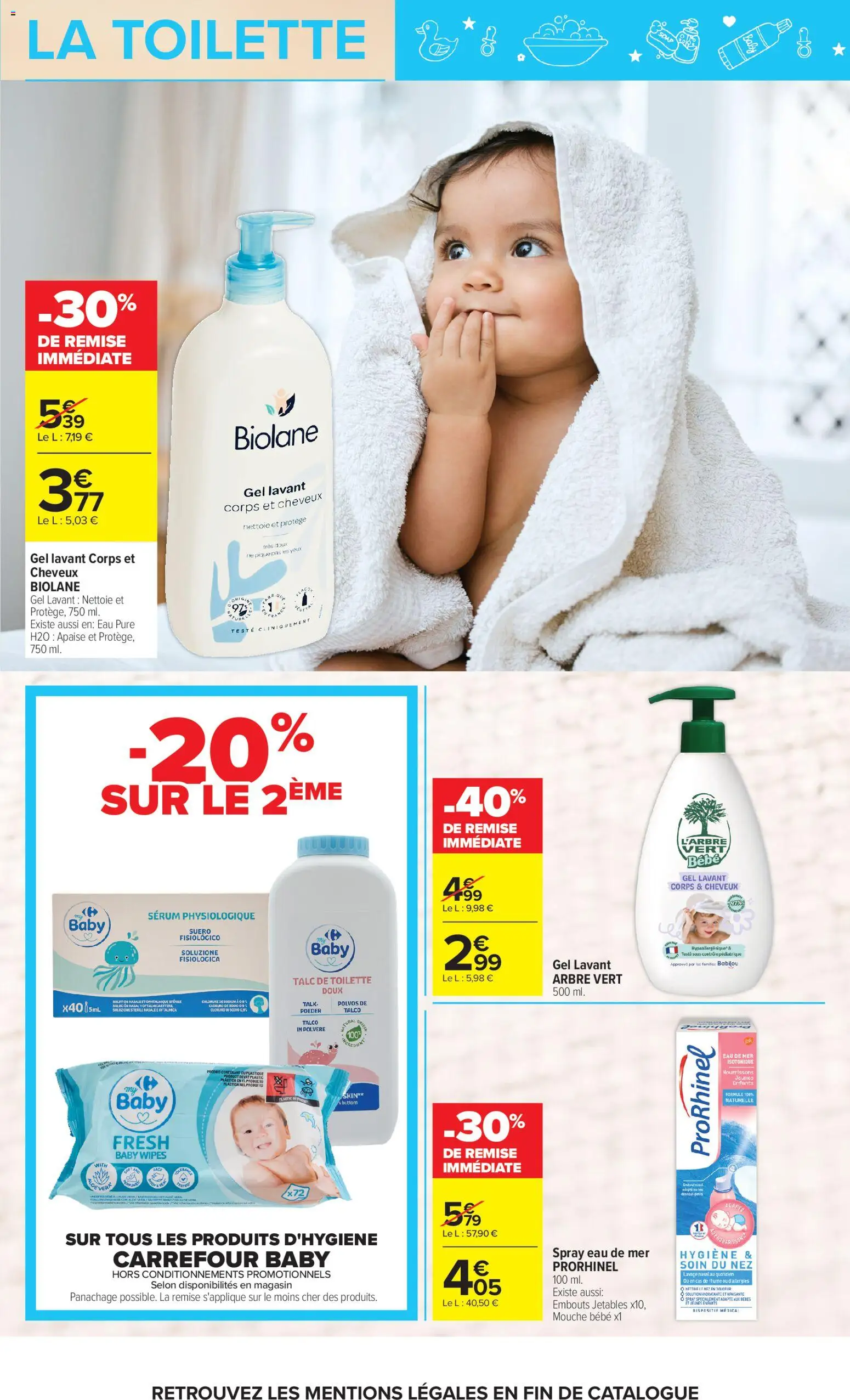 {H1} | Page: 15 | Produits: Body, Biolane, Serum, Hygiène