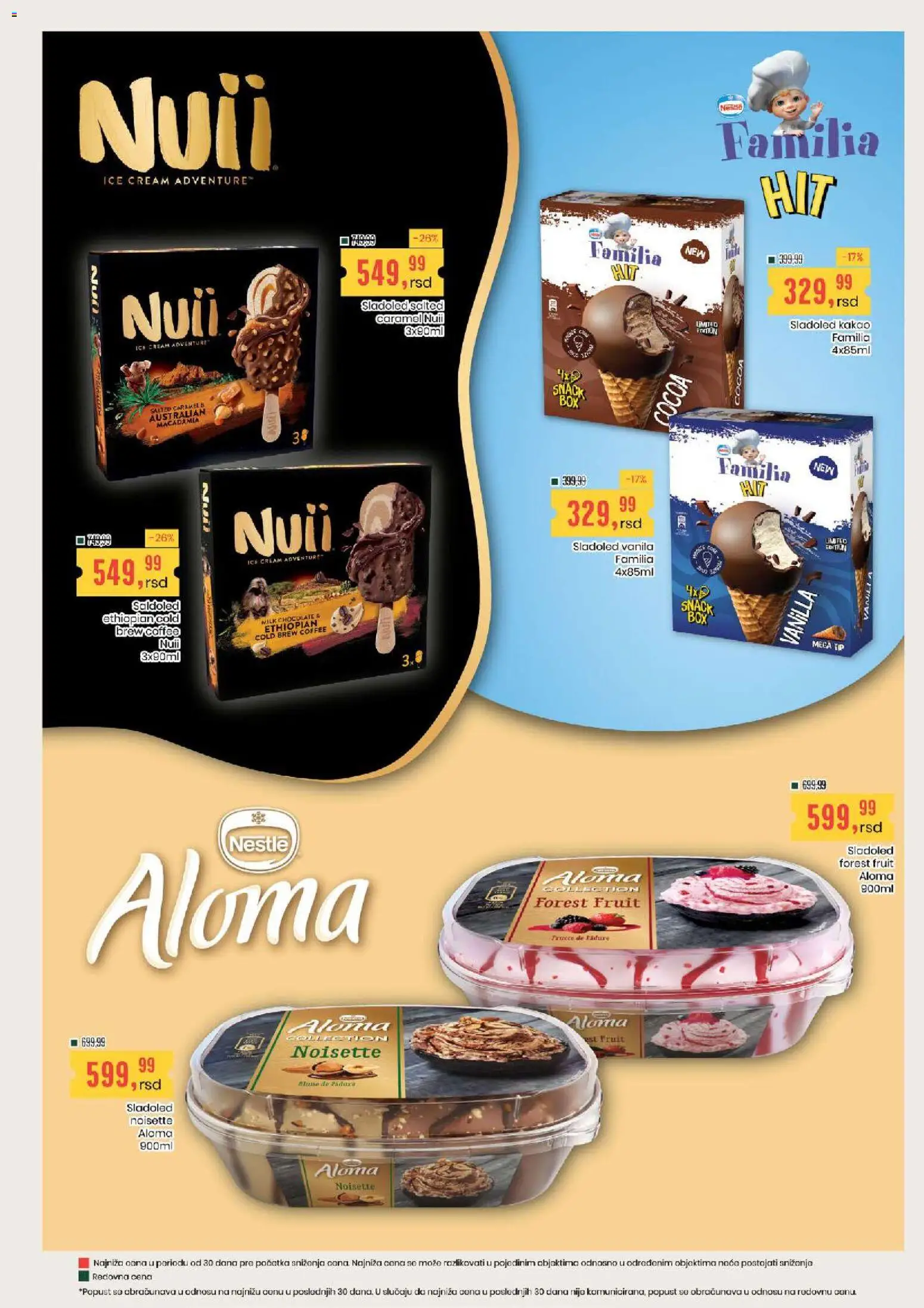 Aroma Market katalog - važi od 06.08.2026 | Strana: 11 | Proizvode: Sladoled, So