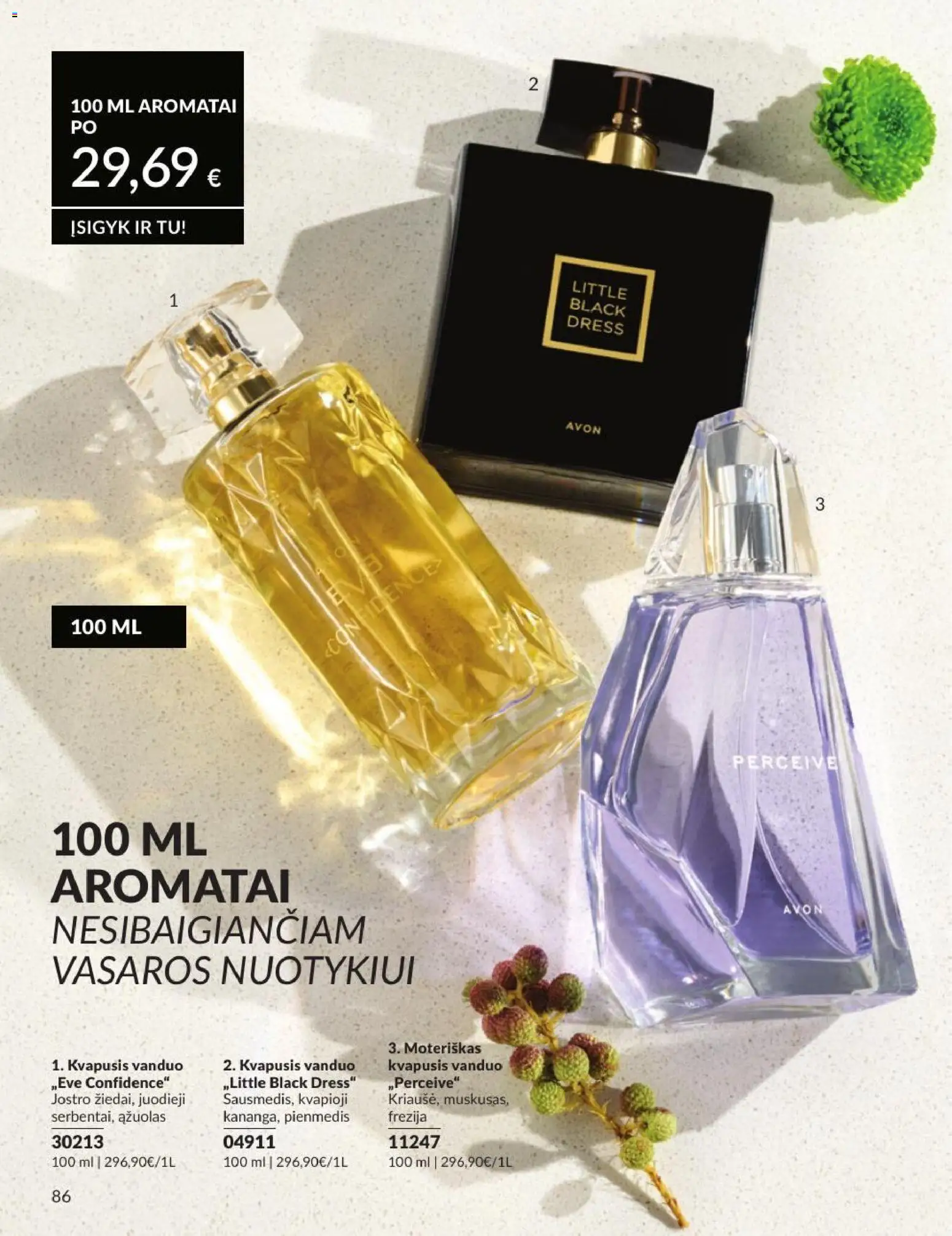 AVON akcijos nuo 2026.07.01 | Puslapis: 86 | Prekių: Kvapusis vanduo
