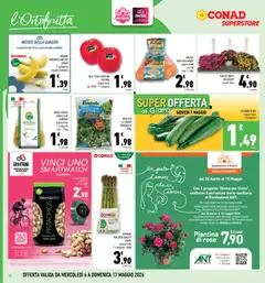 Anteprima del volantino VINCI UNO SMARTWATCH, GARMIN. valido a partire dal 06.05.2026 | Pagina: 10 | Prodotti: Insalata, Asparagi, Zucchine, Vaso