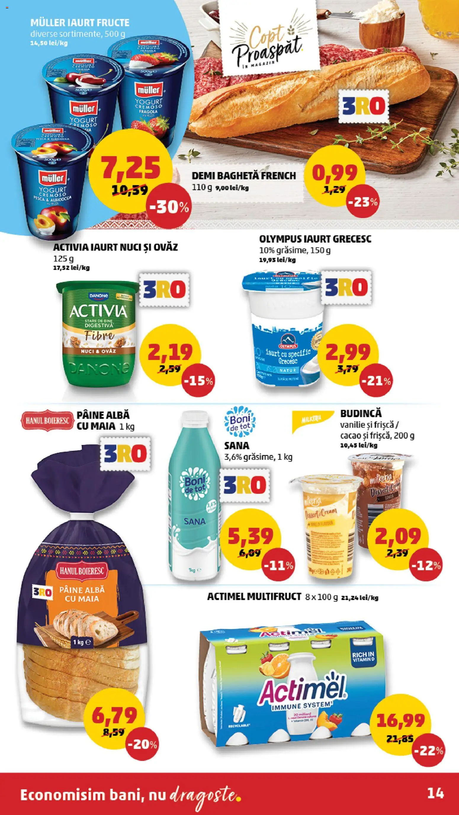 Noul catalog PENNY – valabil de la 23.09.2026 | Pagină: 14 | Produse: Pâine, Frișcă, Cacao, Nuci