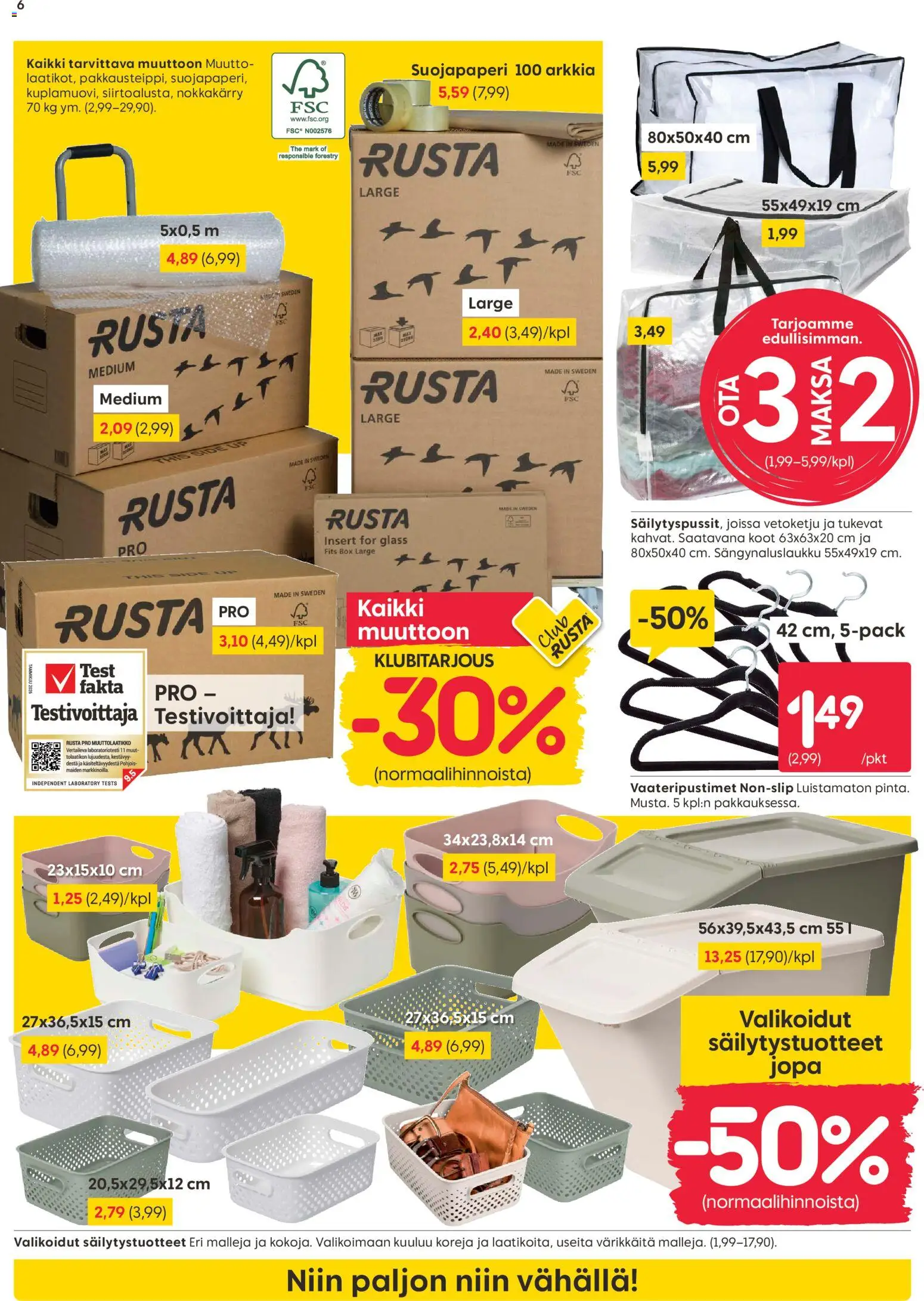 Rusta tarjoukset – voimassa 20/07/2026 alkaen | Sivu: 6