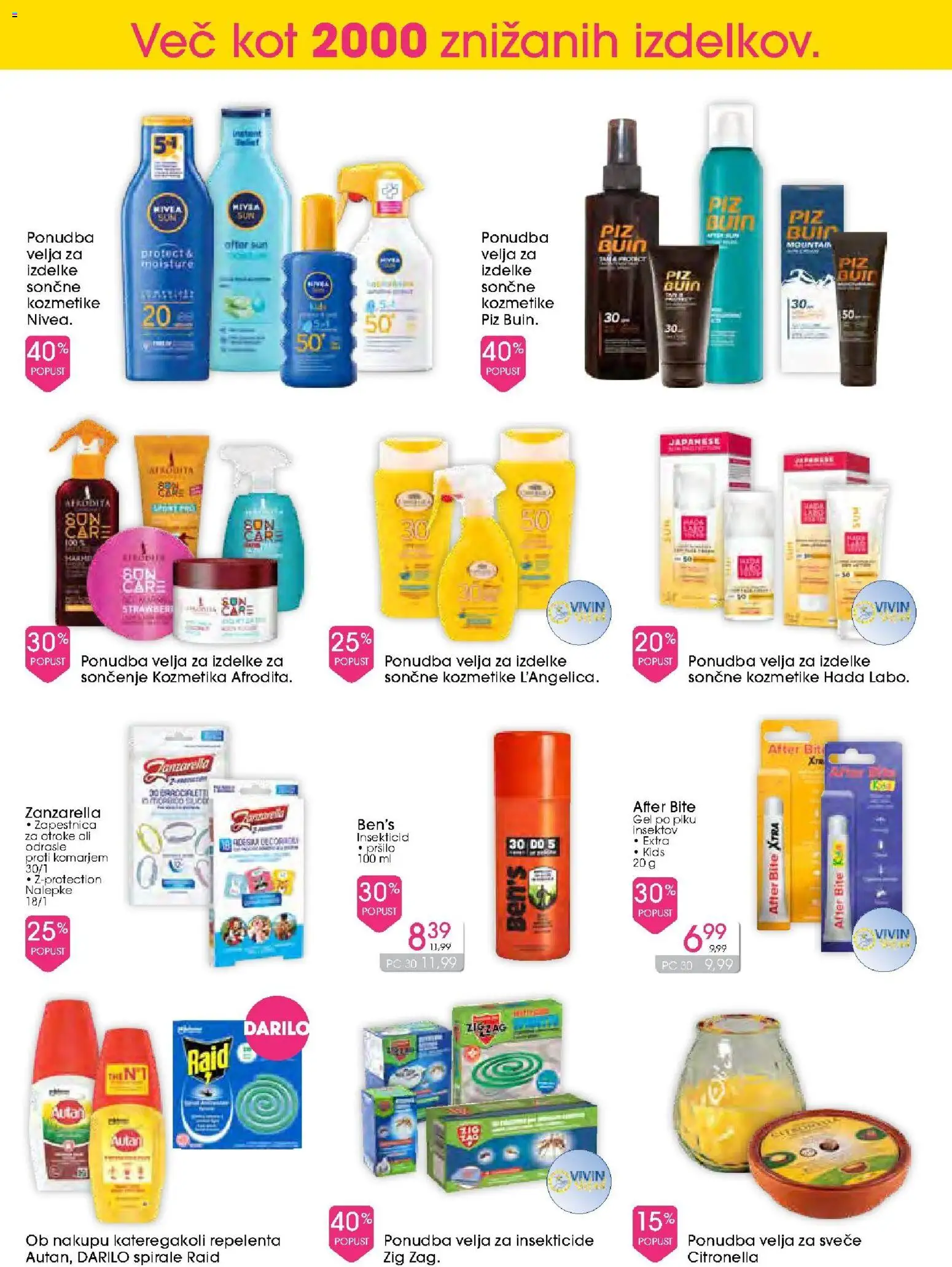 Novi Tuš drogerija katalog ponudbe – veljaven od 12.08.2026 | Stran: 2 | Izdelki: Zapestnica, Svece