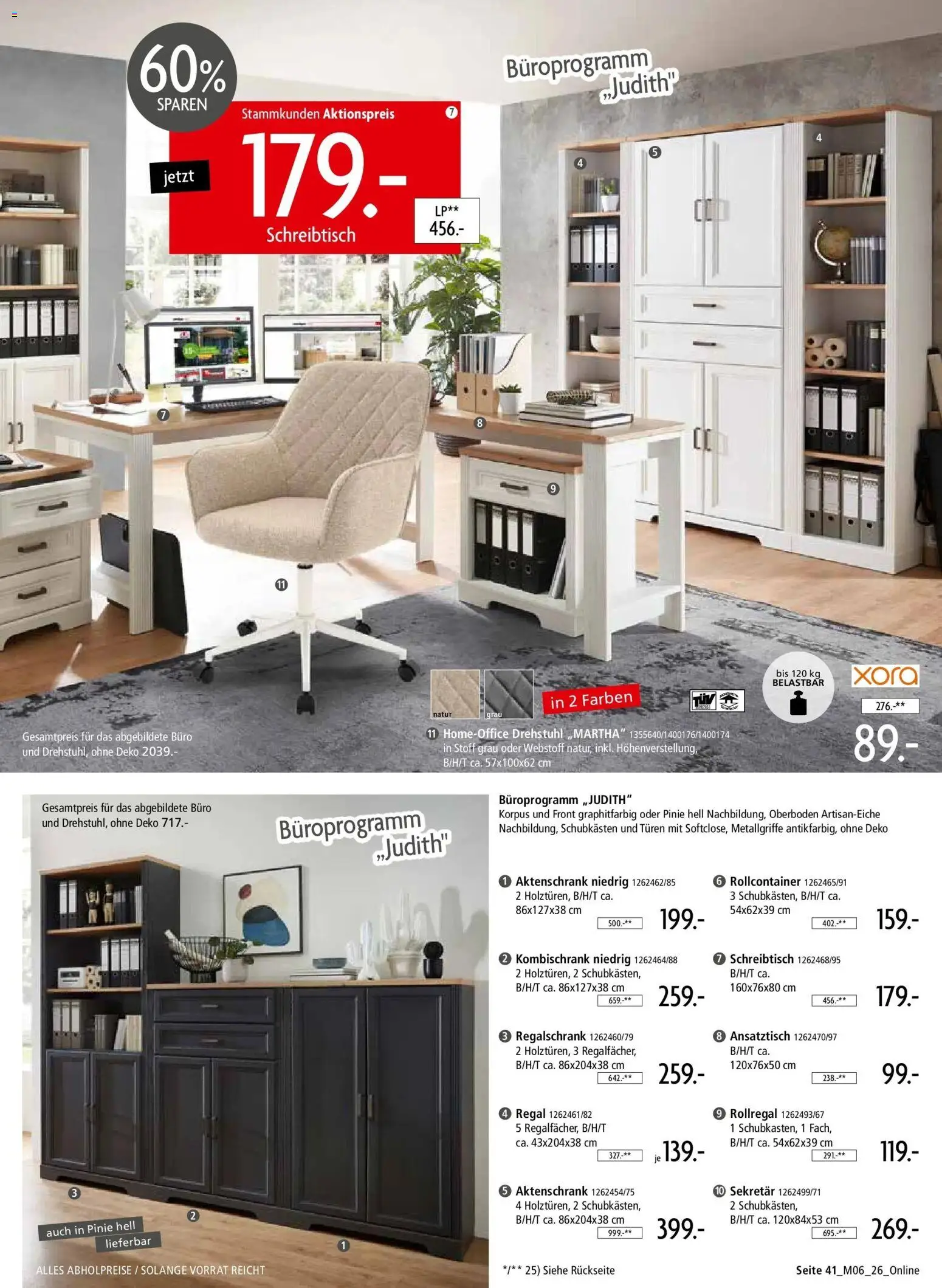 Zurbrüggen - Zurbrüggen: Unschlagbar günstig – gültig ab 01.05.2026 | Seite: 41 | Produkte: Regal, Rollcontainer