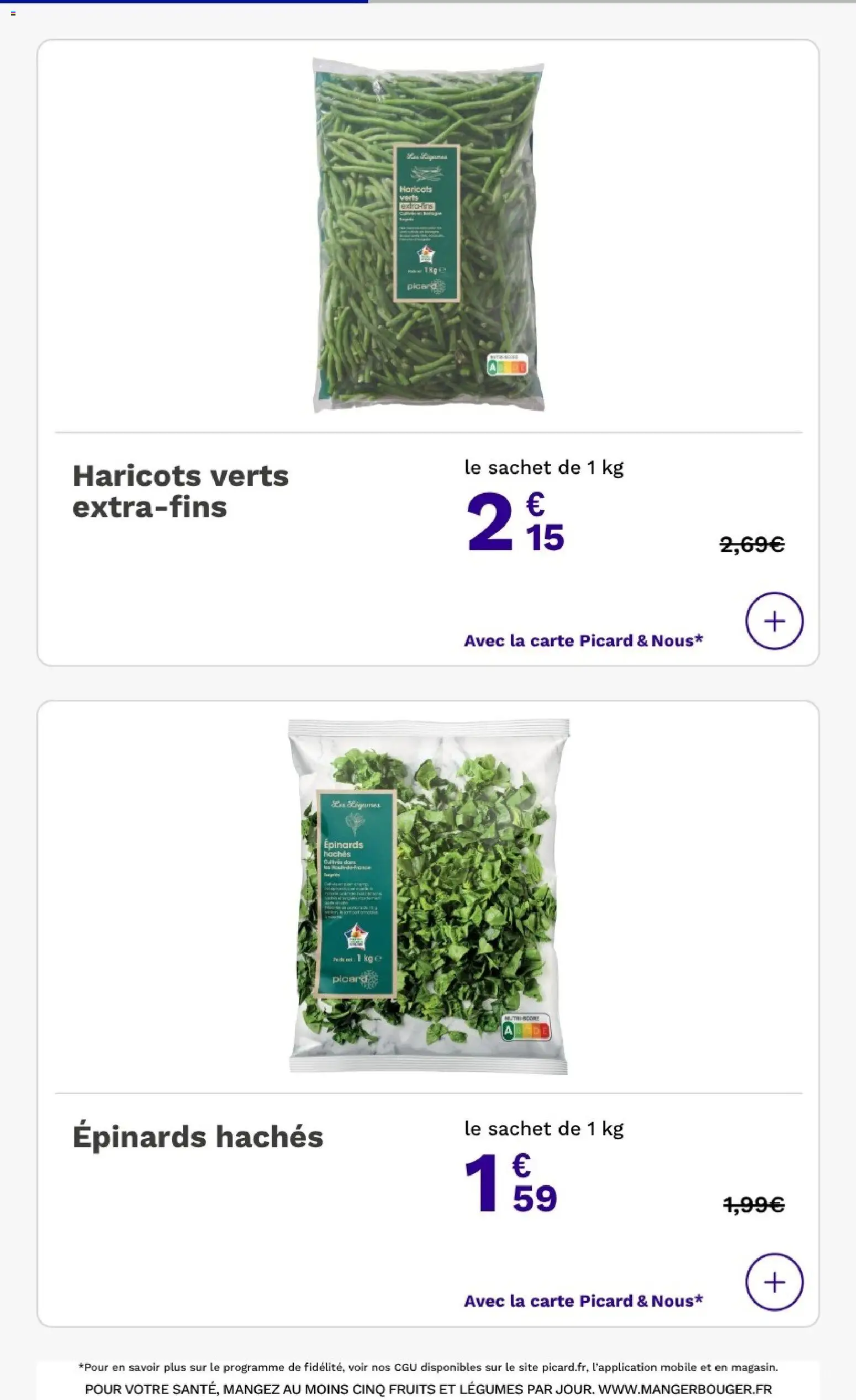 {H1} | Page: 18 | Produits: Haricots verts