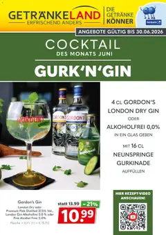 Getränkeland Cocktail ab 22.06.2026 gültig