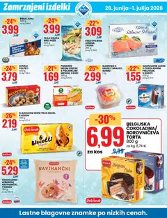 Eurospin katalog akcije – veljaven od 26.06.2026 | Stran: 6 | Izdelki: Keksi, Juha, Torta, Sladoled
