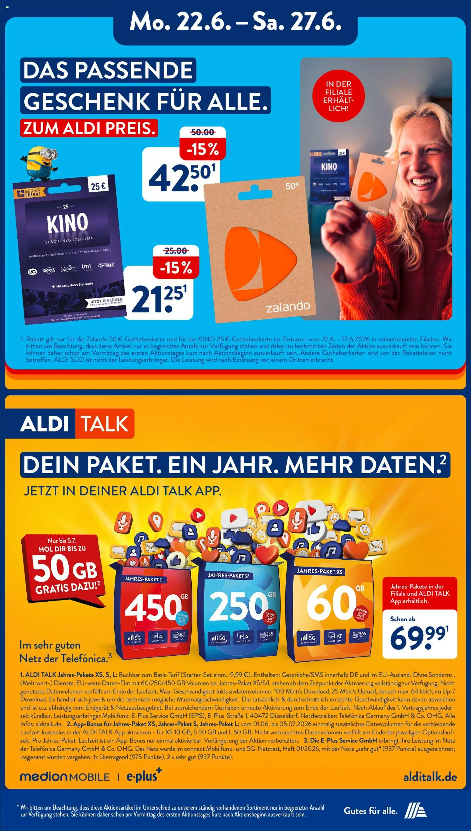 Aldi Süd Prospekt – gültig ab 22.06.2026 | Seite: 22