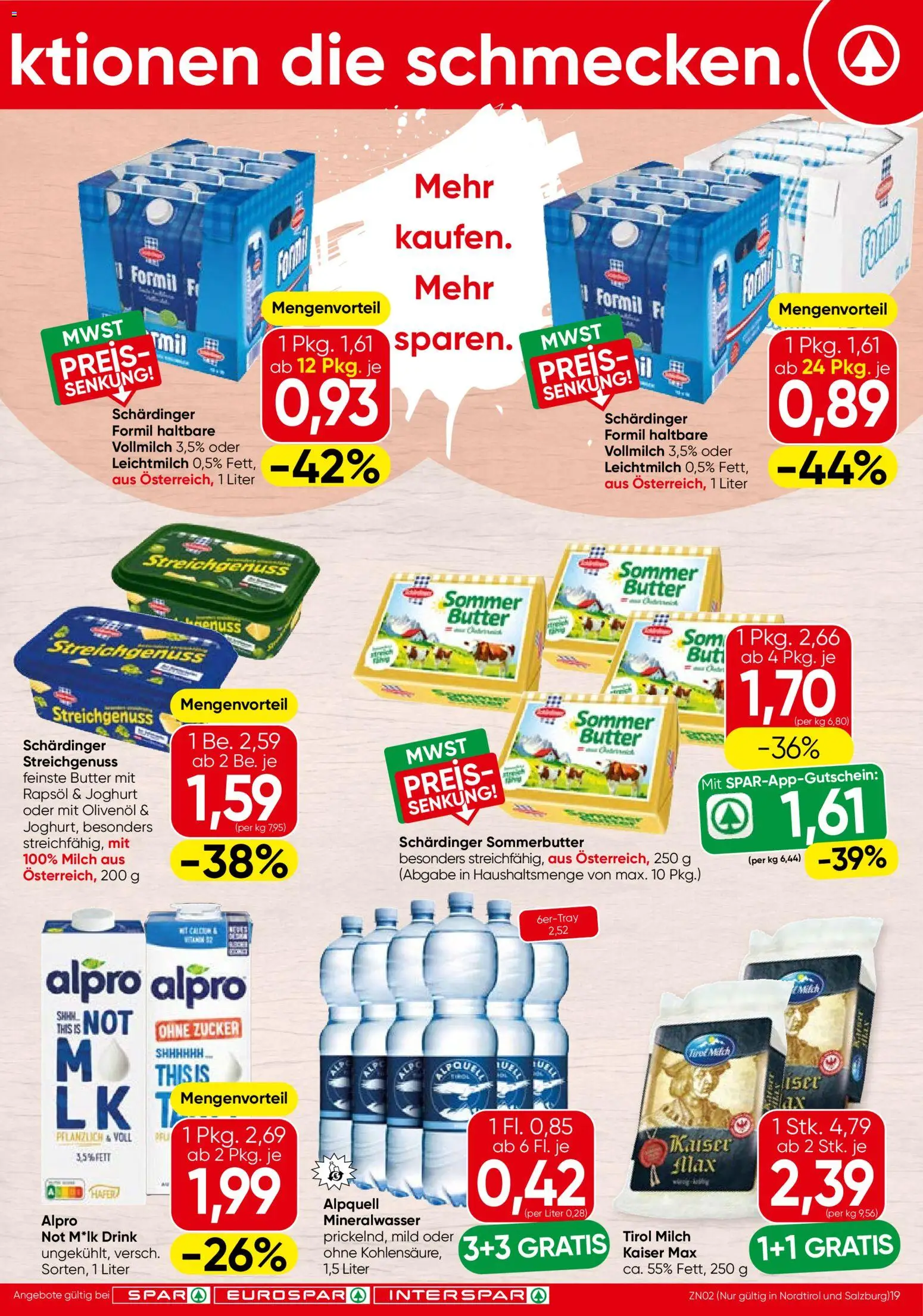 Spar - Flugblatt gültig ab 10.09.2026 | Seite: 19