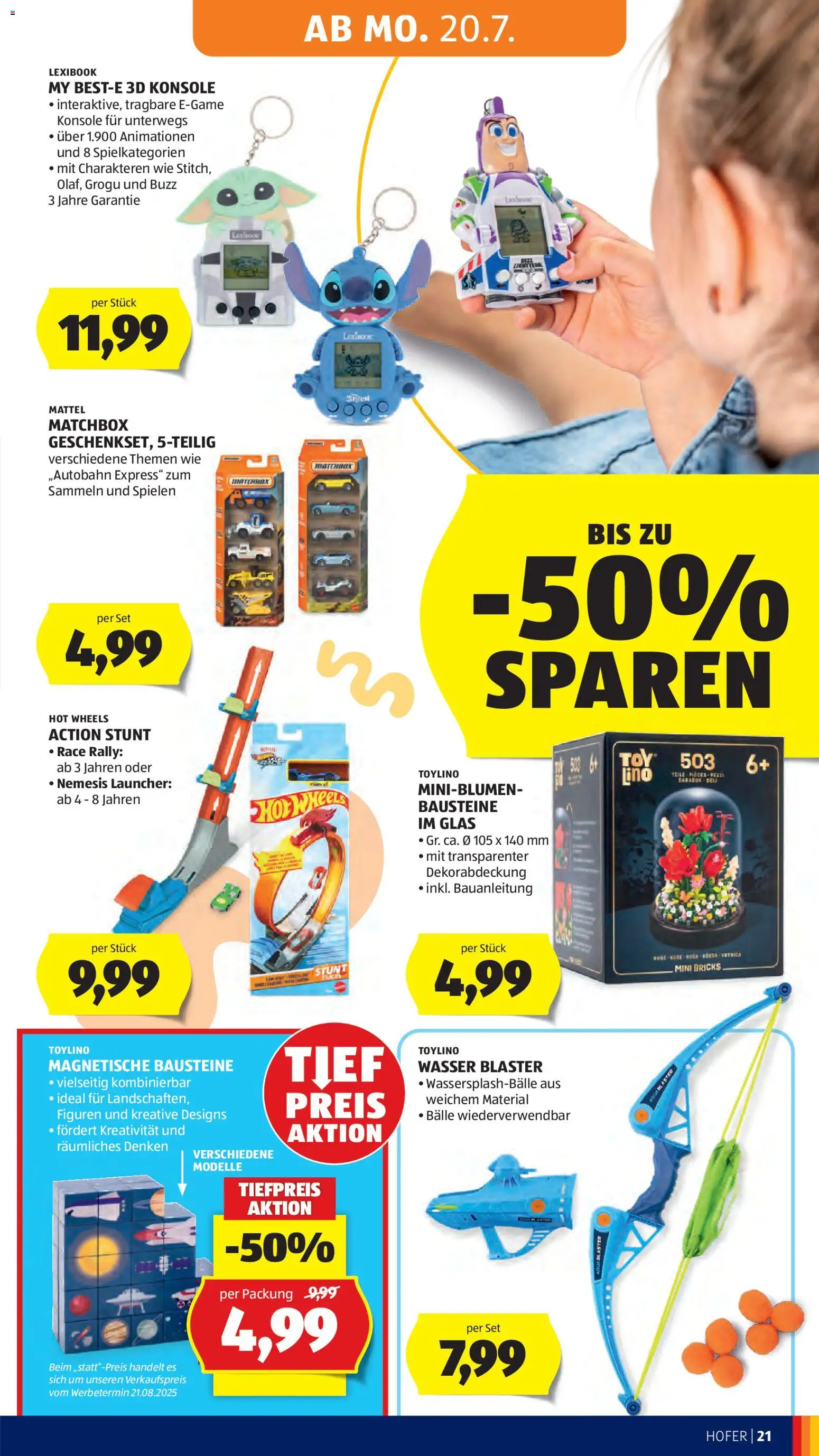Hofer Flugblatt gültig ab 17.07.2026 | Seite: 27 | Produkte: Wasser