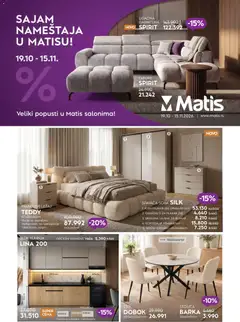 Matis katalog Sajam nameštaja u matisu - pregled Matis kataloga - važi od 19.10.2026