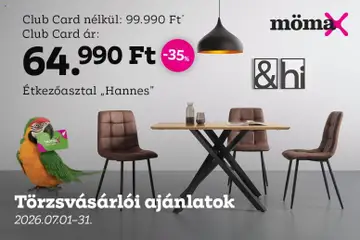 Mömax akciós újság - amely érvényes a következő dátumtól: 2026.07.01.