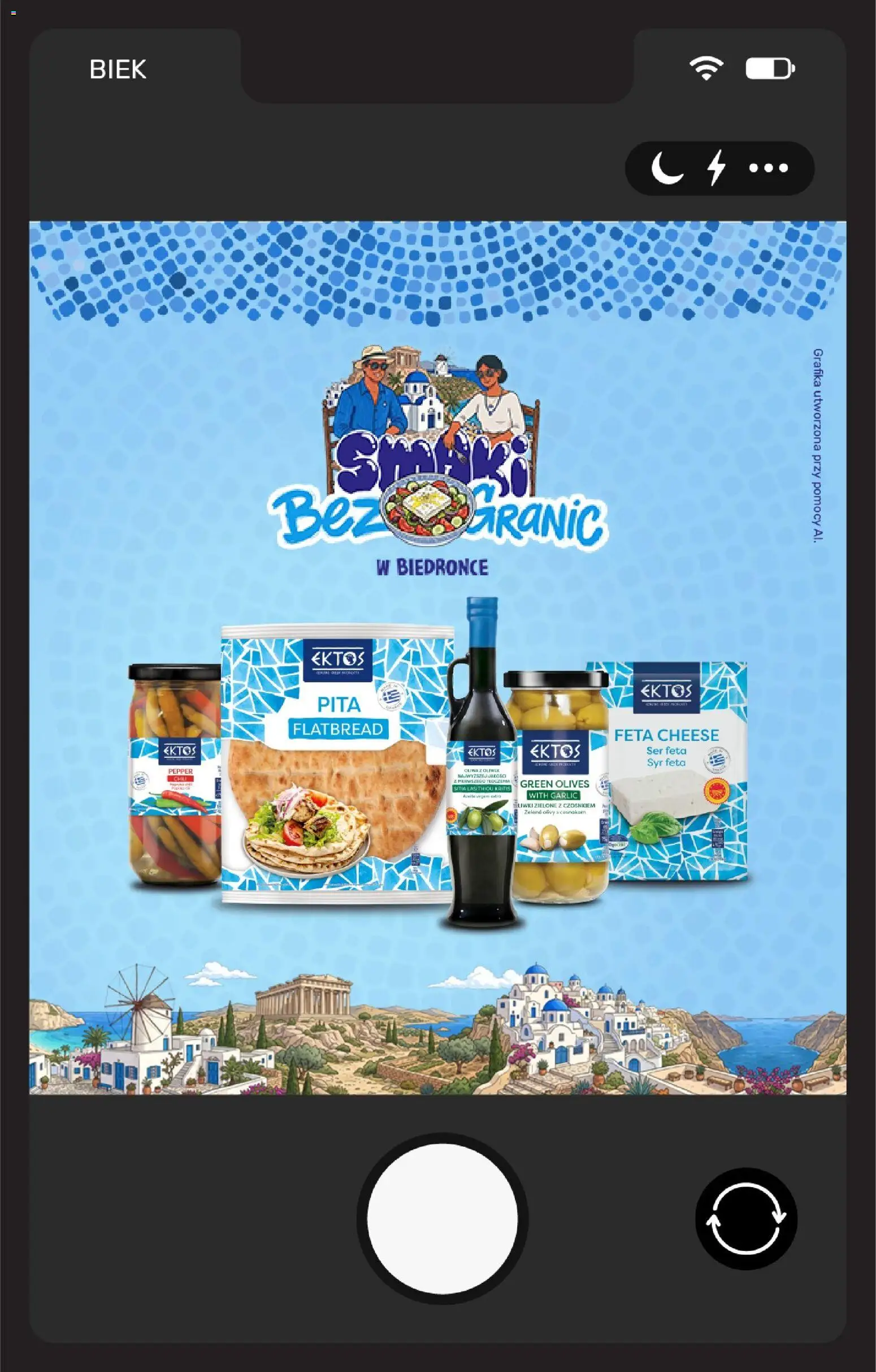 Biedronka gazetka - Biek od 04.09.2026 | Strona: 15 | Produkty: Oliwa z oliwek, Ser, Pita, Ser feta