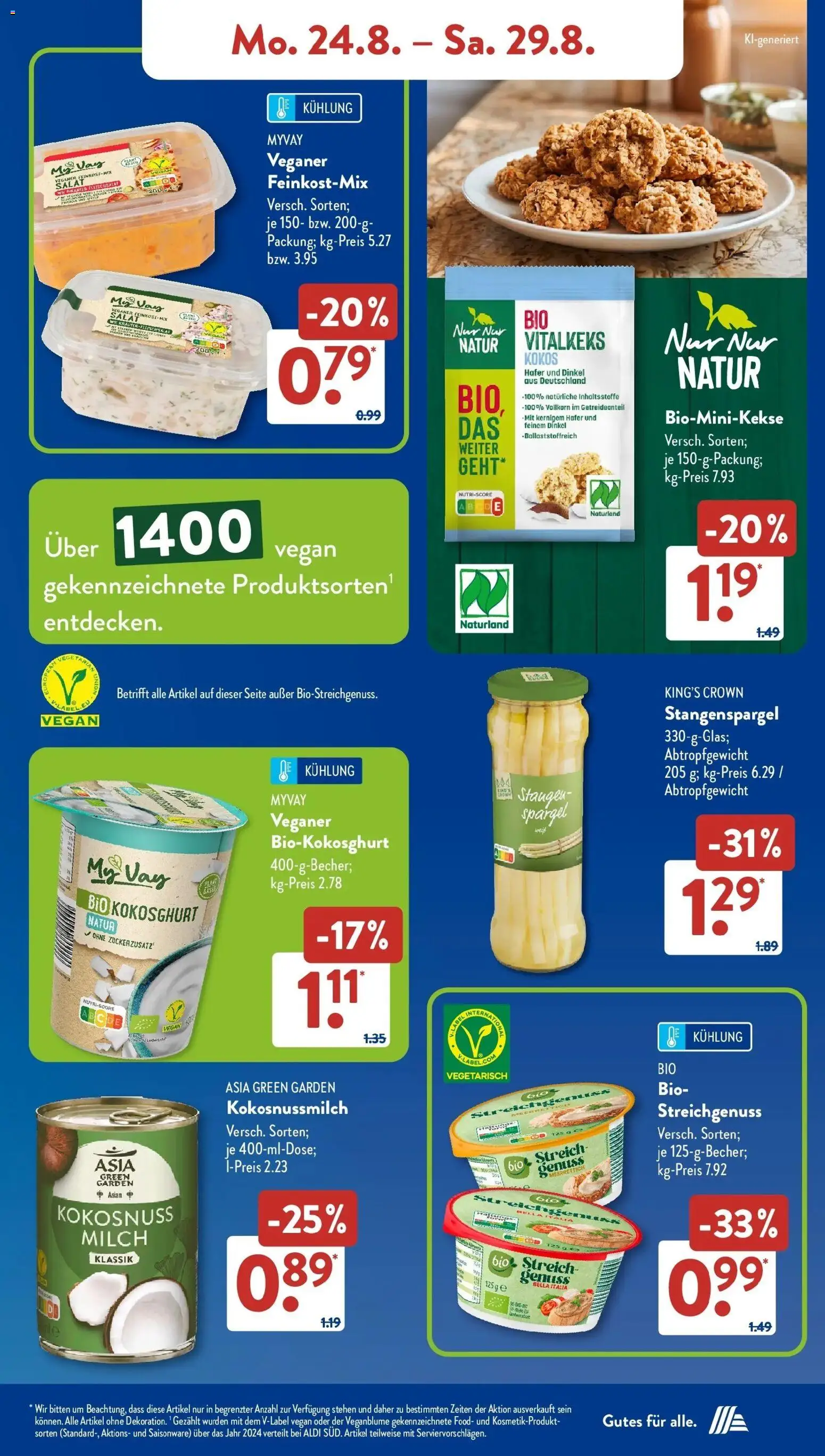 Aldi Süd Aktueller Prospekt (ab 24.08.2026) zum Blättern | Seite: 8