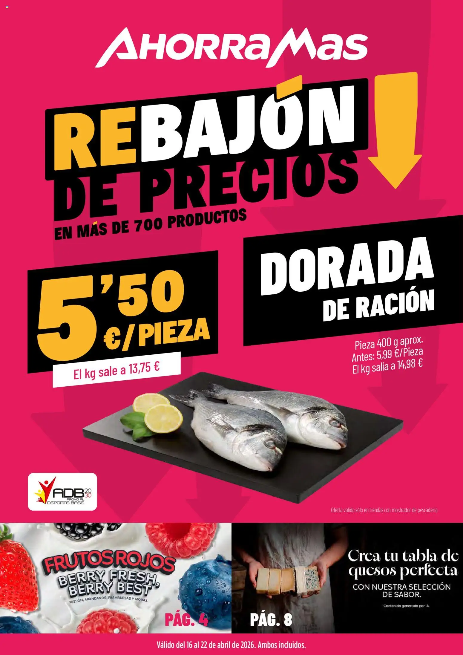 AhorraMas folleto │ válido desde el 16.04.2026 | Página: 1