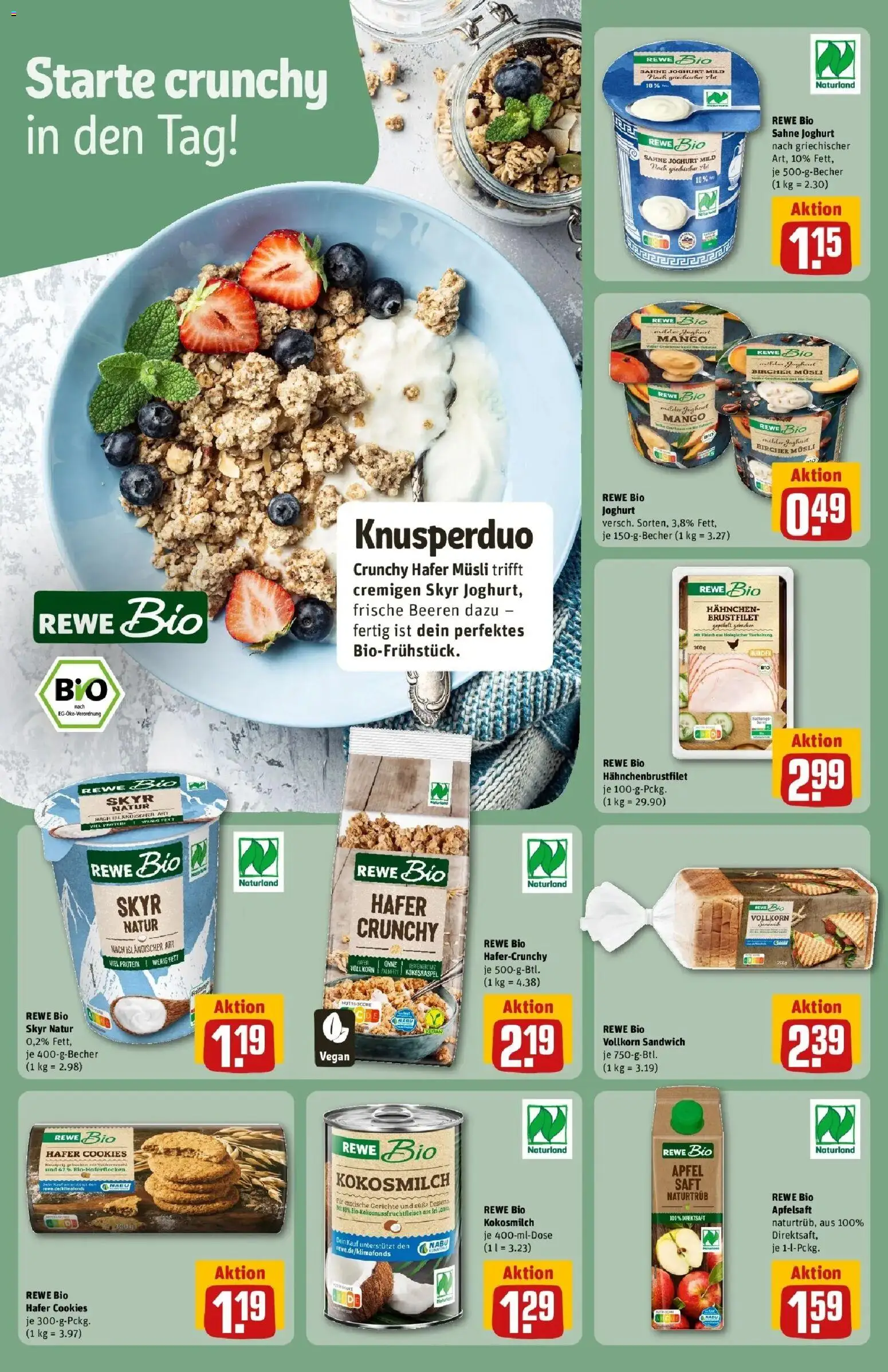 REWE Prospekt ab 24.08.2026 zum Blättern » Angebote | Seite: 14 | Produkte: Kokosmilch, Mango, Saft, Sahne