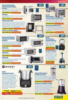 Metro HoReCa Gastro - advent specijal - Pregled kataloga iz trgovine Metro, vrijedi od 16.10.2026 | Stranica: 5 | Proizvodi: Polica, Zdjela, Noževi, Vaga