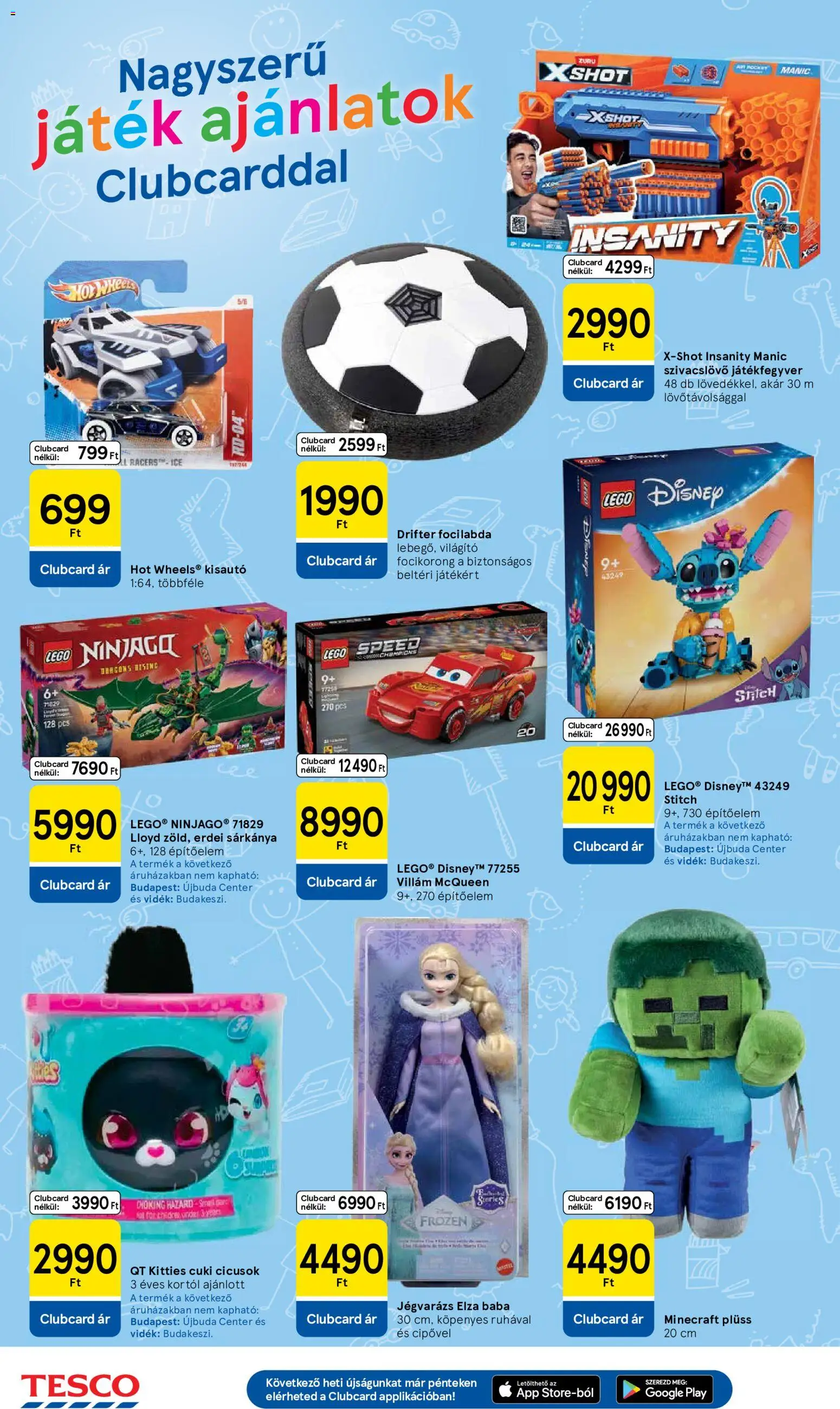 Tesco akciós ujság - amely érvényes a következő dátumtól: 21.05.2026 | Oldal: 12 | Termékek: Játék, Plüss