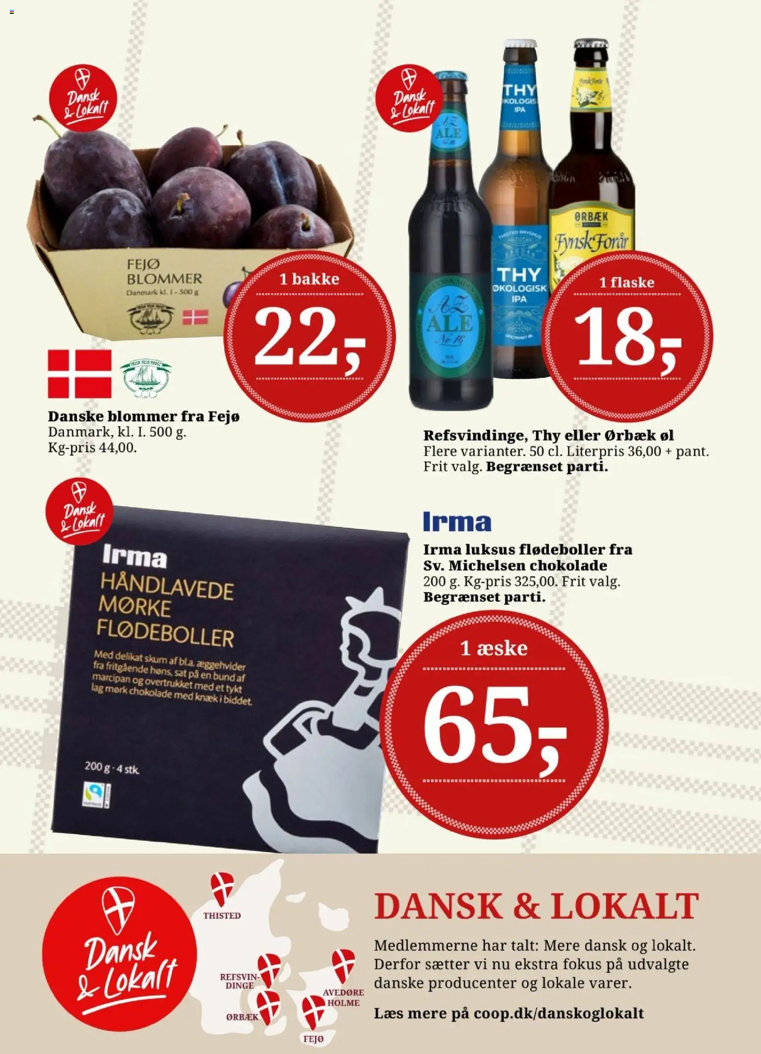 Dagli'Brugsen tilbudsavis – gyldig fra 14/08/2026 | Side: 10 | Produkter: Øl, Flødeboller, Blommer, Marcipan