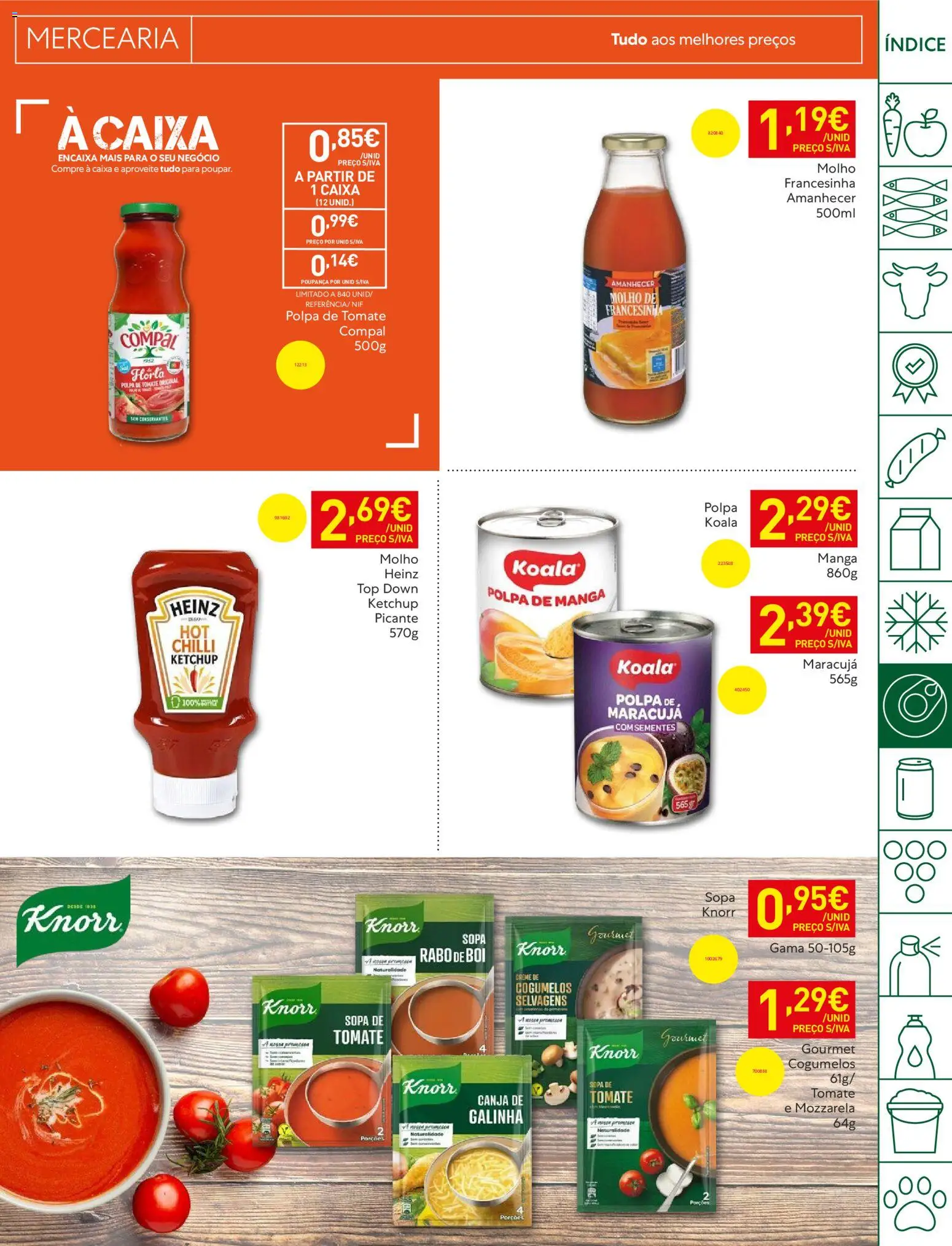 Recheio folheto │ válido de 19.05.2026 | Página: 27 | Produtos: Top, Knorr, Ketchup, Creme