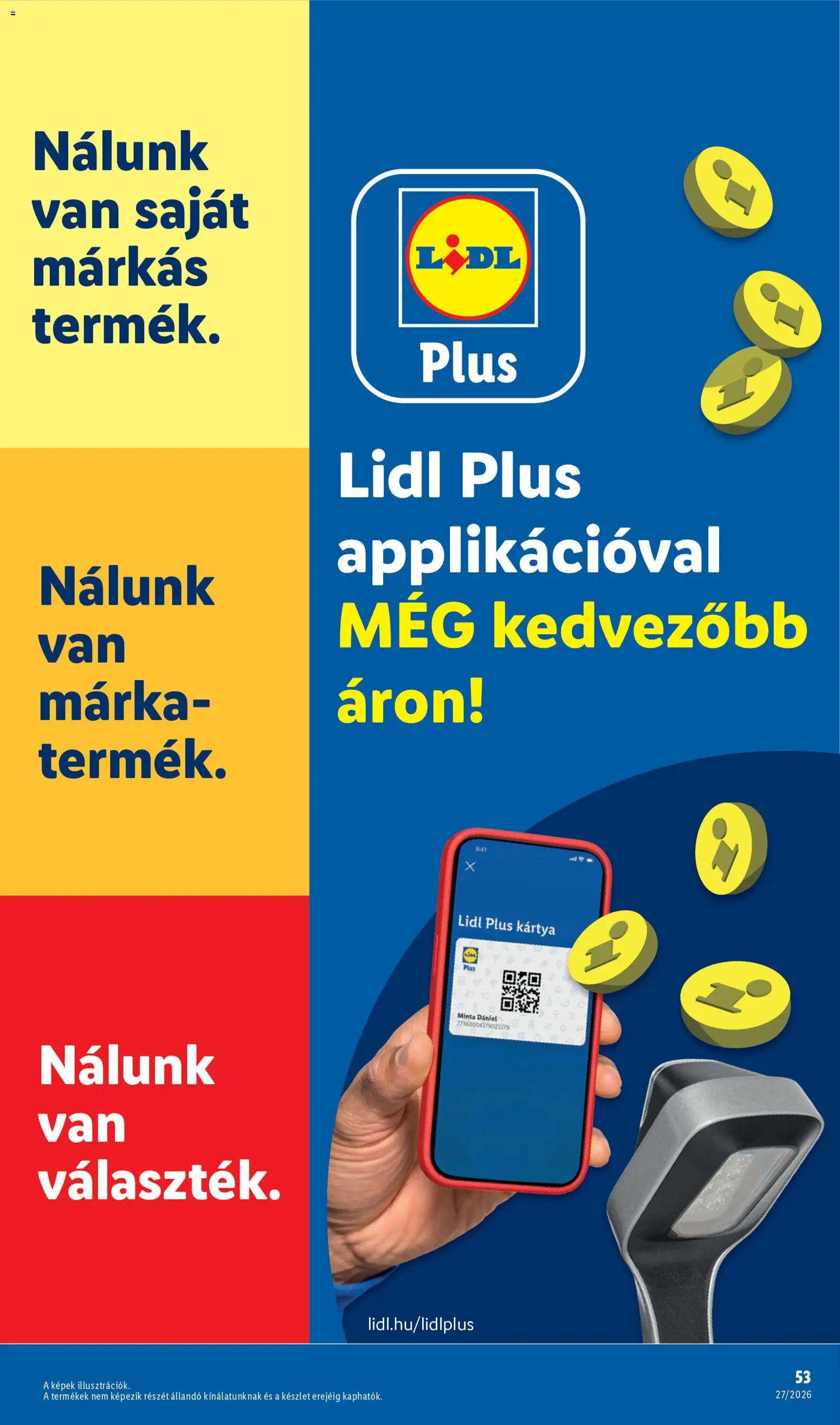 Lidl akciós ujság - amely érvényes a következő dátumtól: 2026.07.23. | Oldal: 53