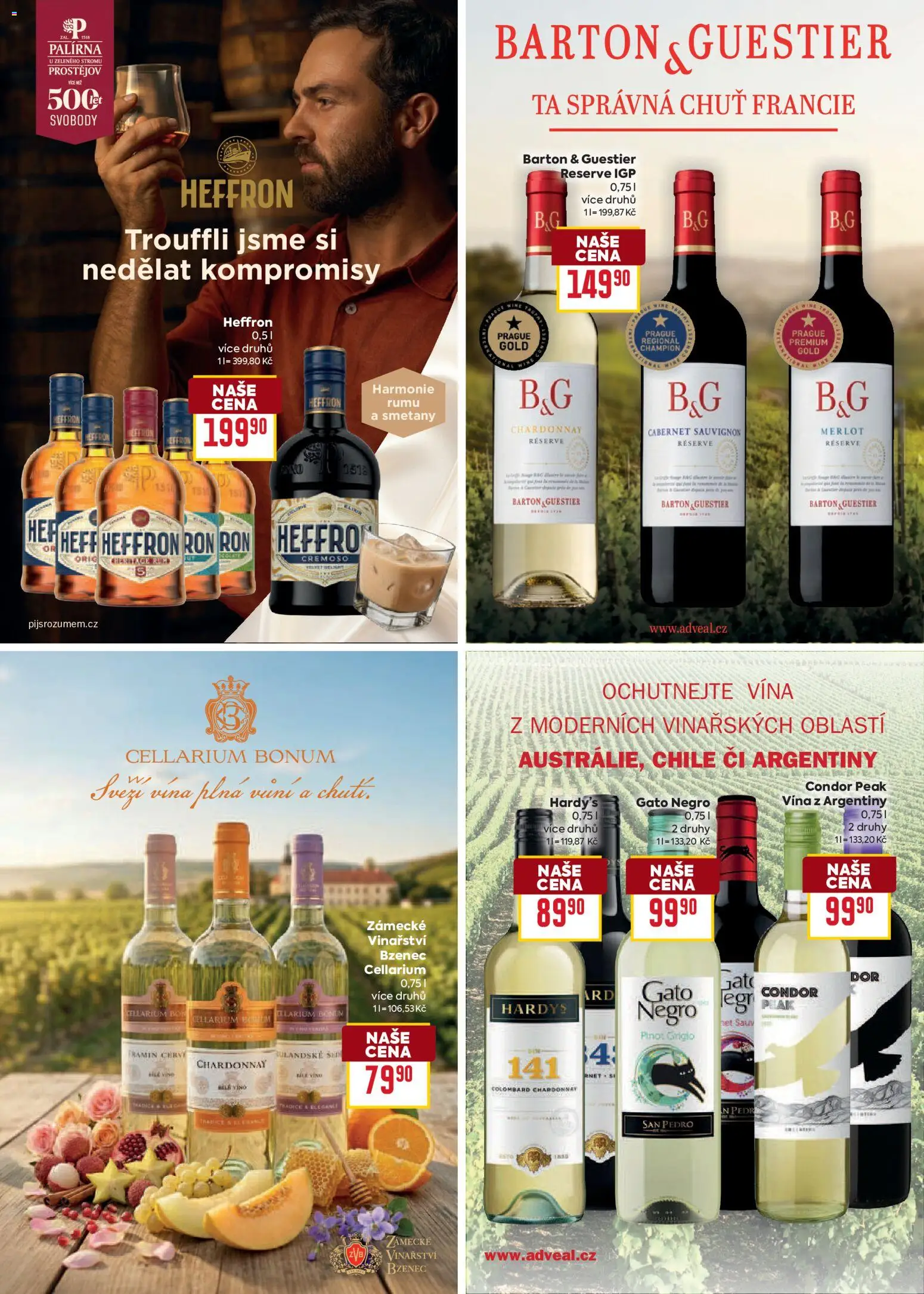 Billa leták - Vaše oblíbené značky od 12.08.2026 | Strana: 23 | Produkty: Víno, Heffron, Merlot, Pinot Grigio