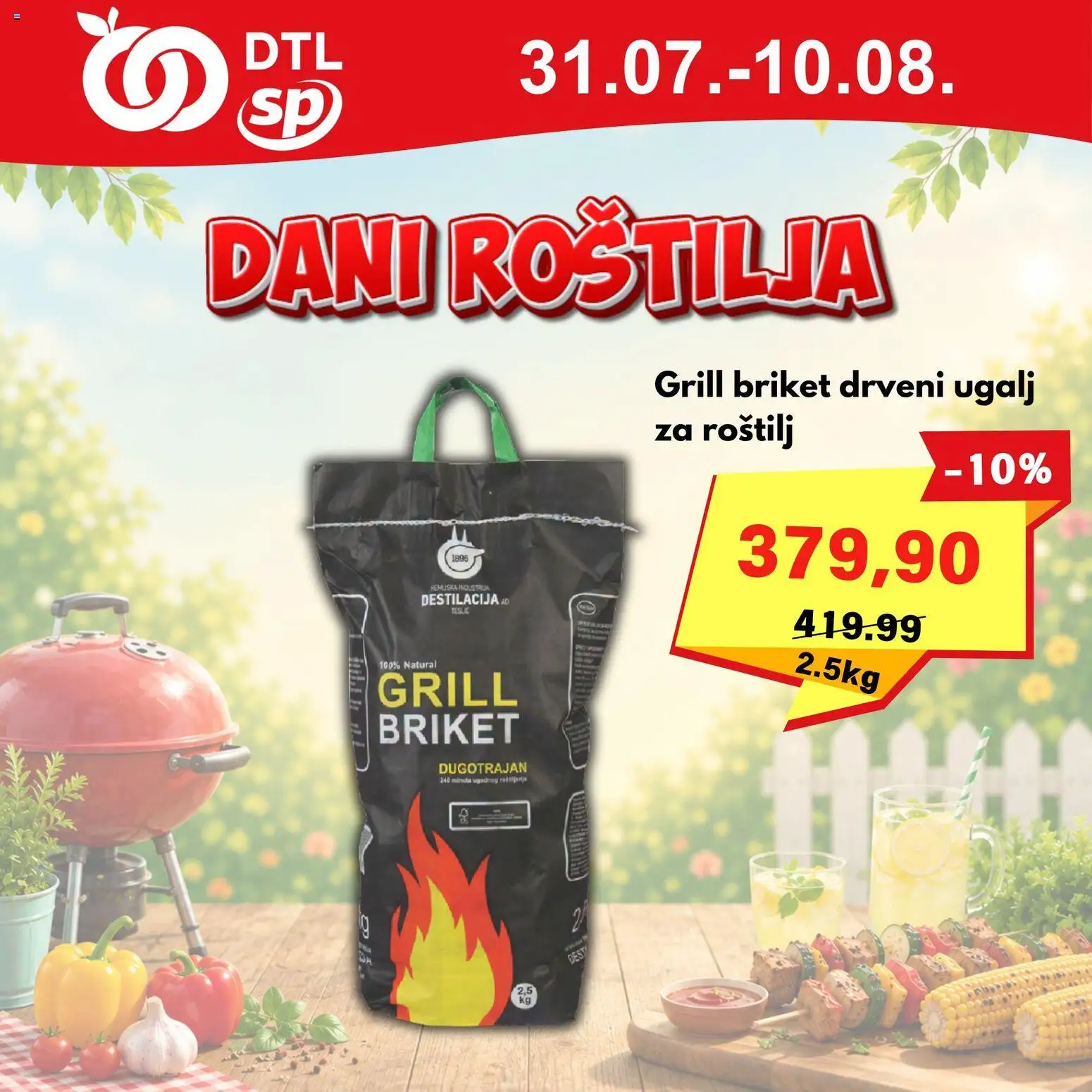 Senta Promet katalog - važi od 31.07.2026 | Strana: 6 | Proizvode: Briket, Roštilj