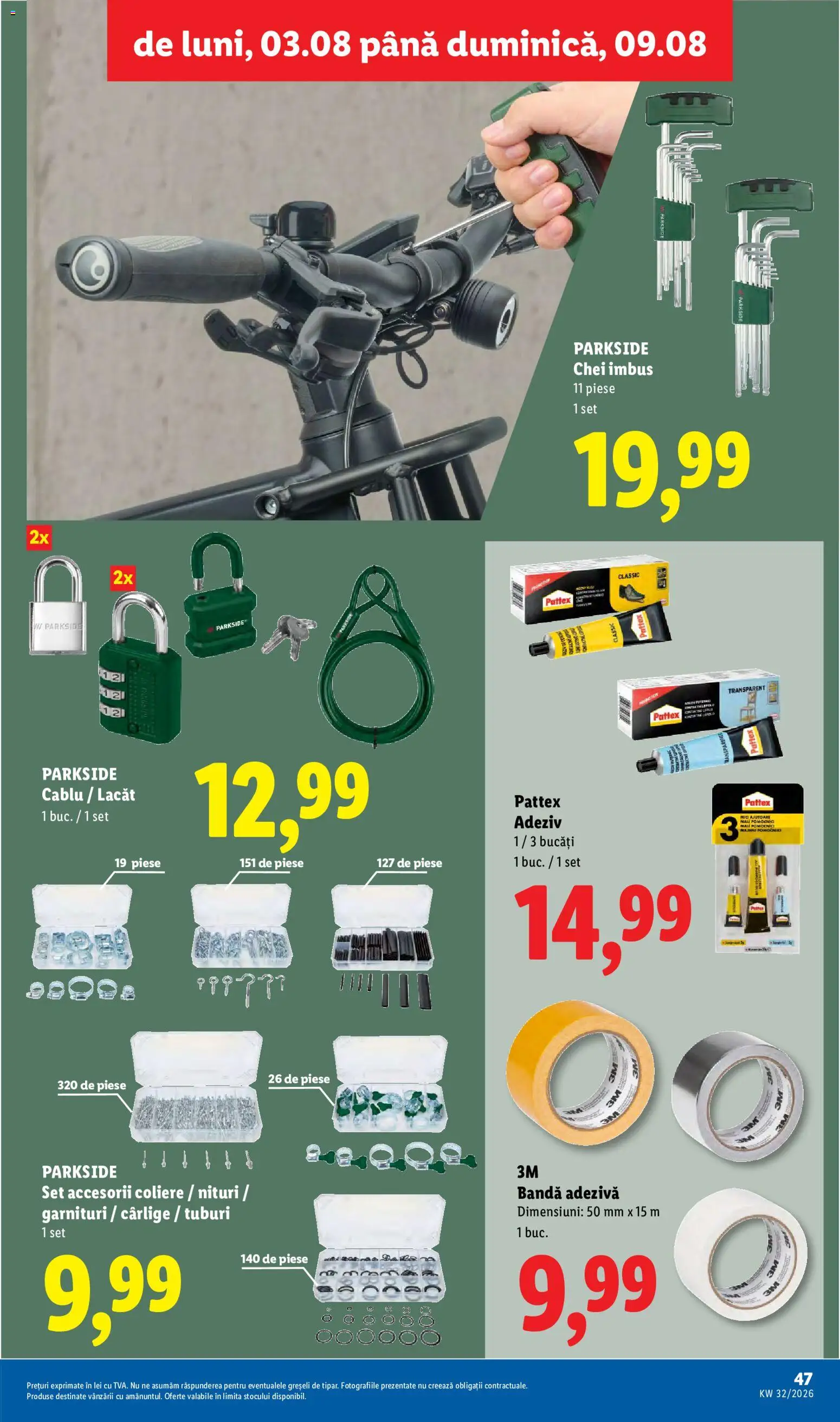Noul catalog Lidl – valabil de la 03.08.2026 | Pagină: 47