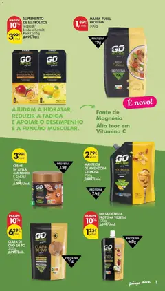 Pré-visualização Pingo Doce Escolhas Equilibradas válido de 30/06/2026 | Página: 3 | Produtos: Bolsa, Pó, Hortelã, Massa